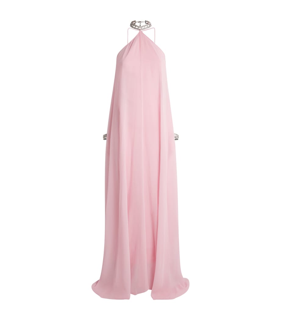 Silk Sza Sza Embellished Maxi Dress BABY PINK Image 1