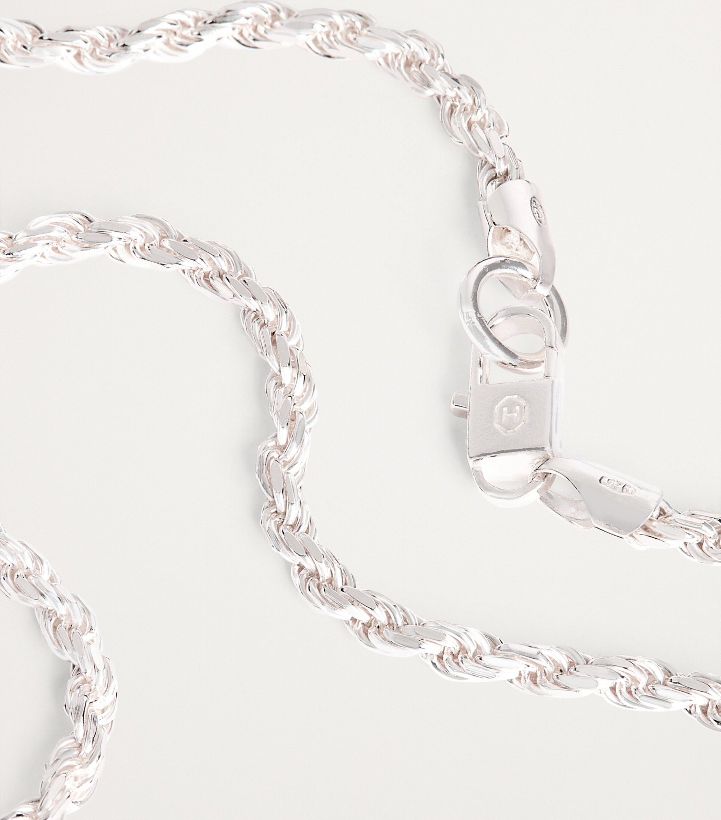 Hatton Labs Sterling Silver Rope Necklace | Harrods UK