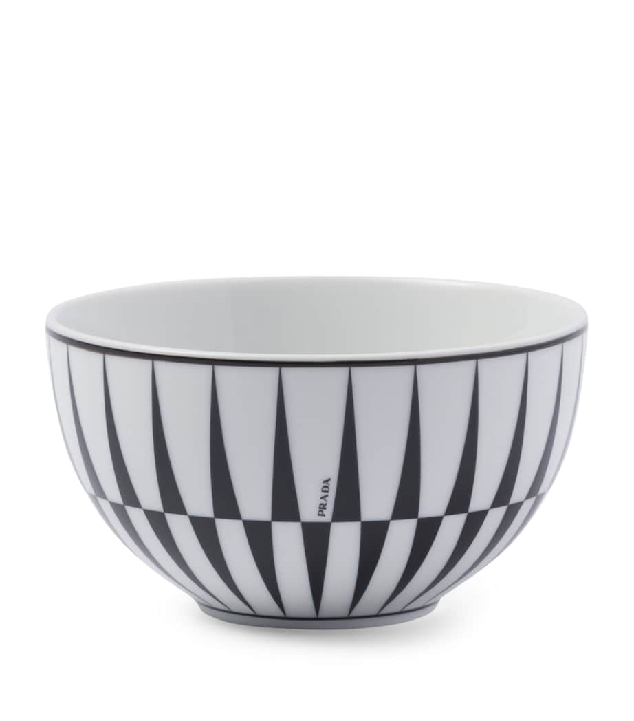 Set of 2 Stripes Cereal Bowls (12cm) F0E5W Image 2