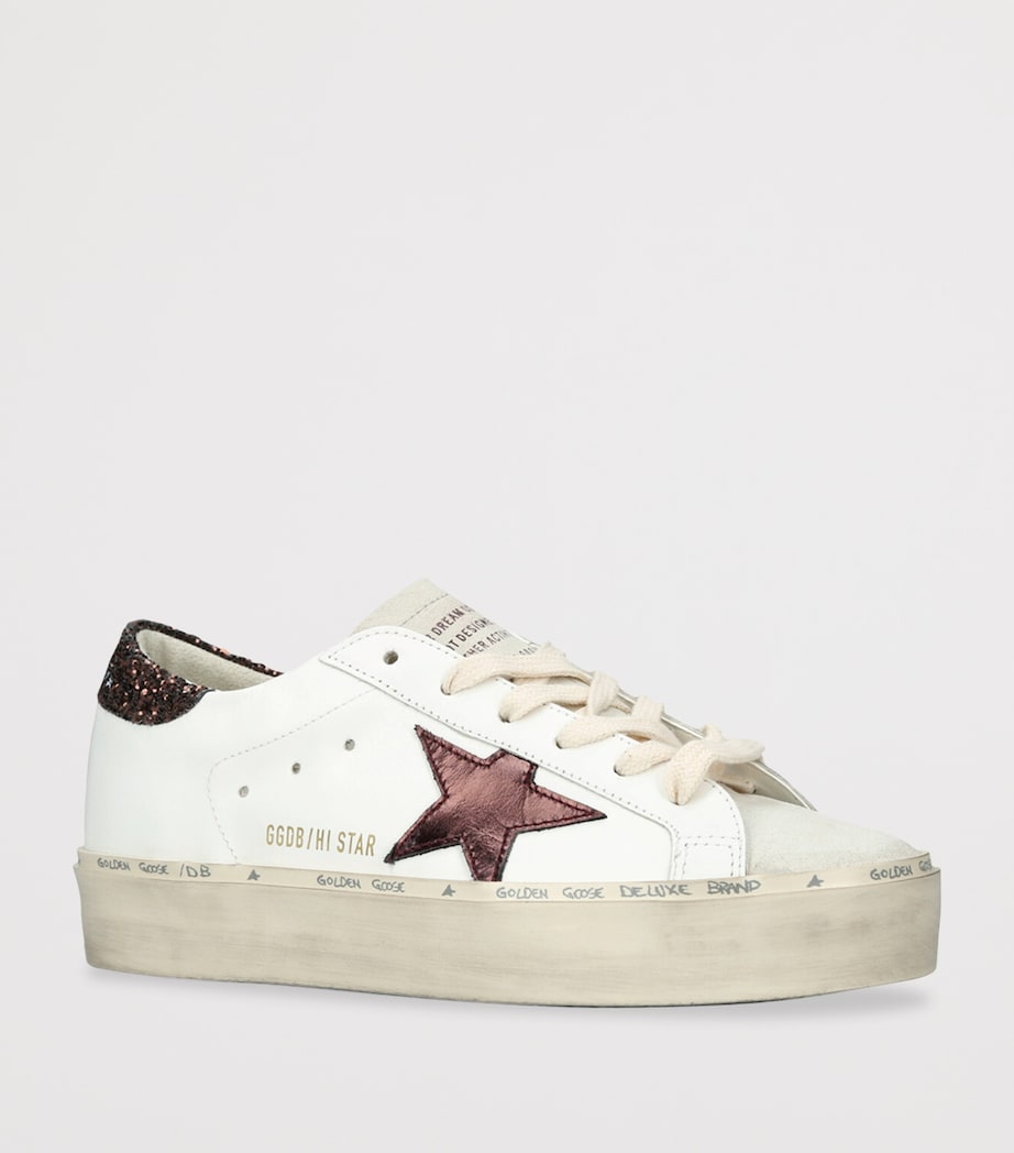 Leather Hi Star Sneakers WHITE/COMB Image 3