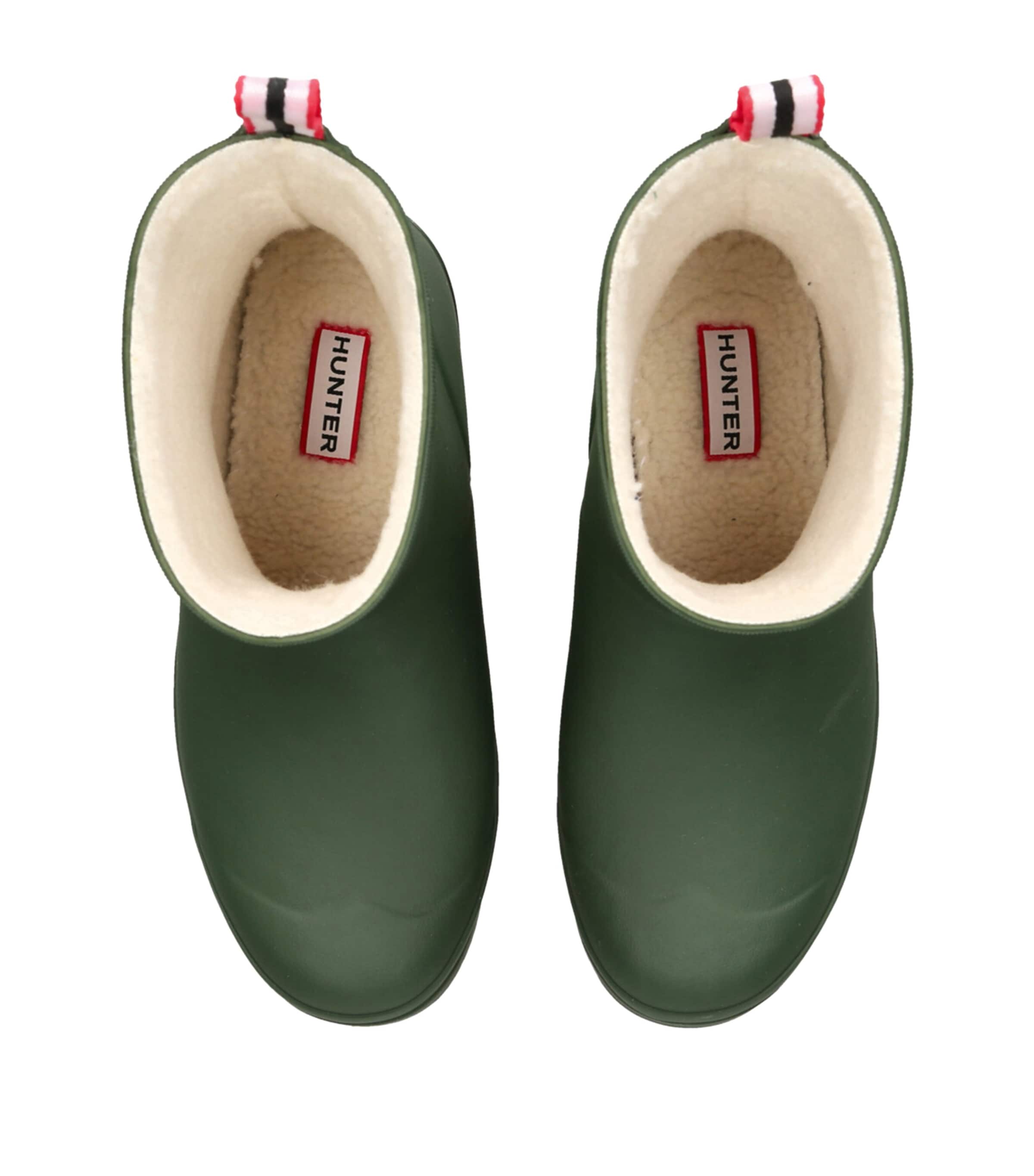 Hunter Insulated Play Short Wellington Boots Green Image 4