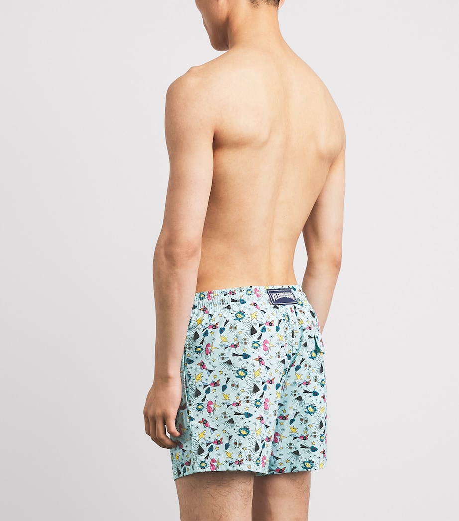 Vilebrequin Mens Printed Moorise Swim Shorts Oxygene Image 4