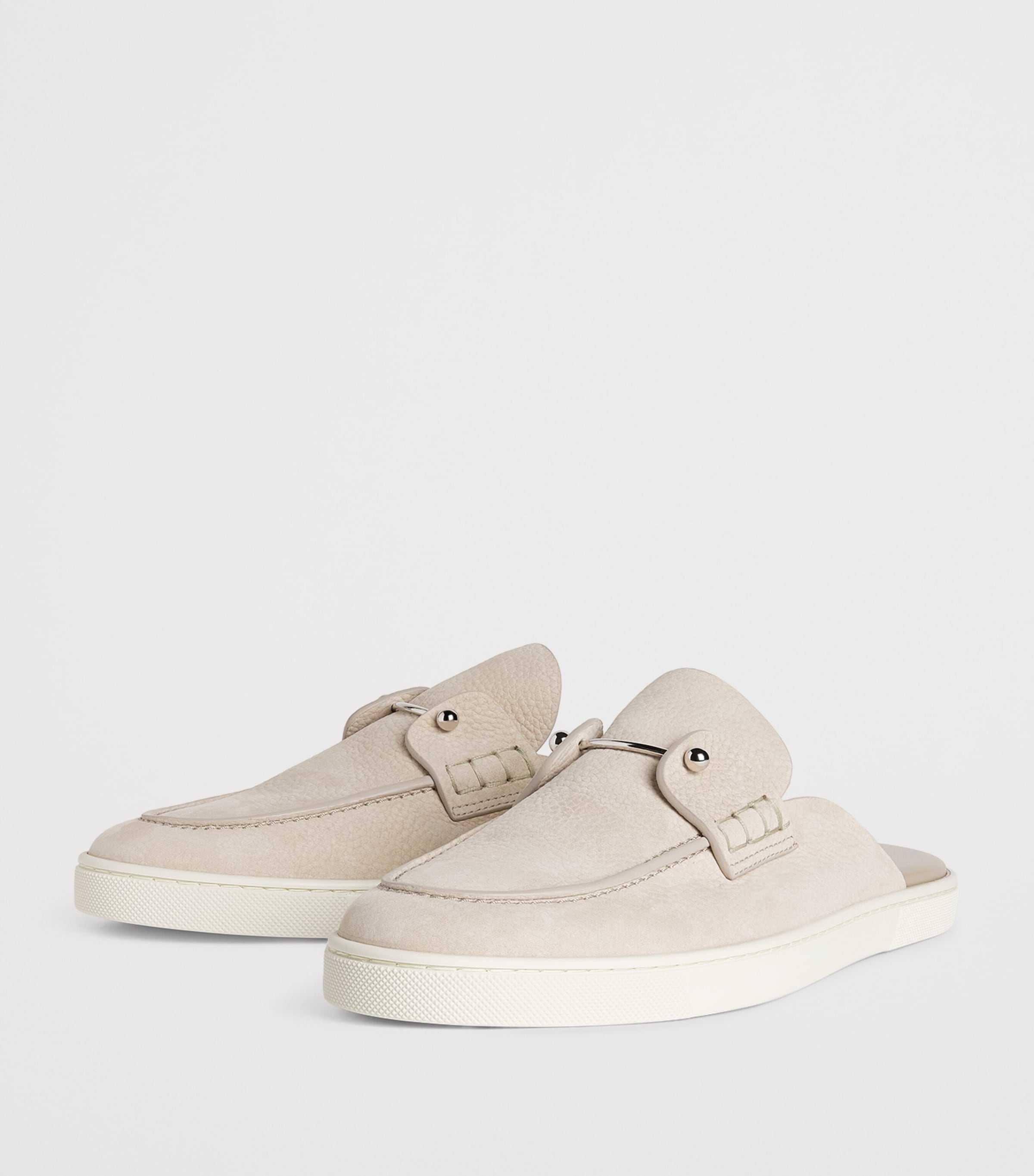 Christian Louboutin Chanme Calf Leather Boat Shoes Image 3