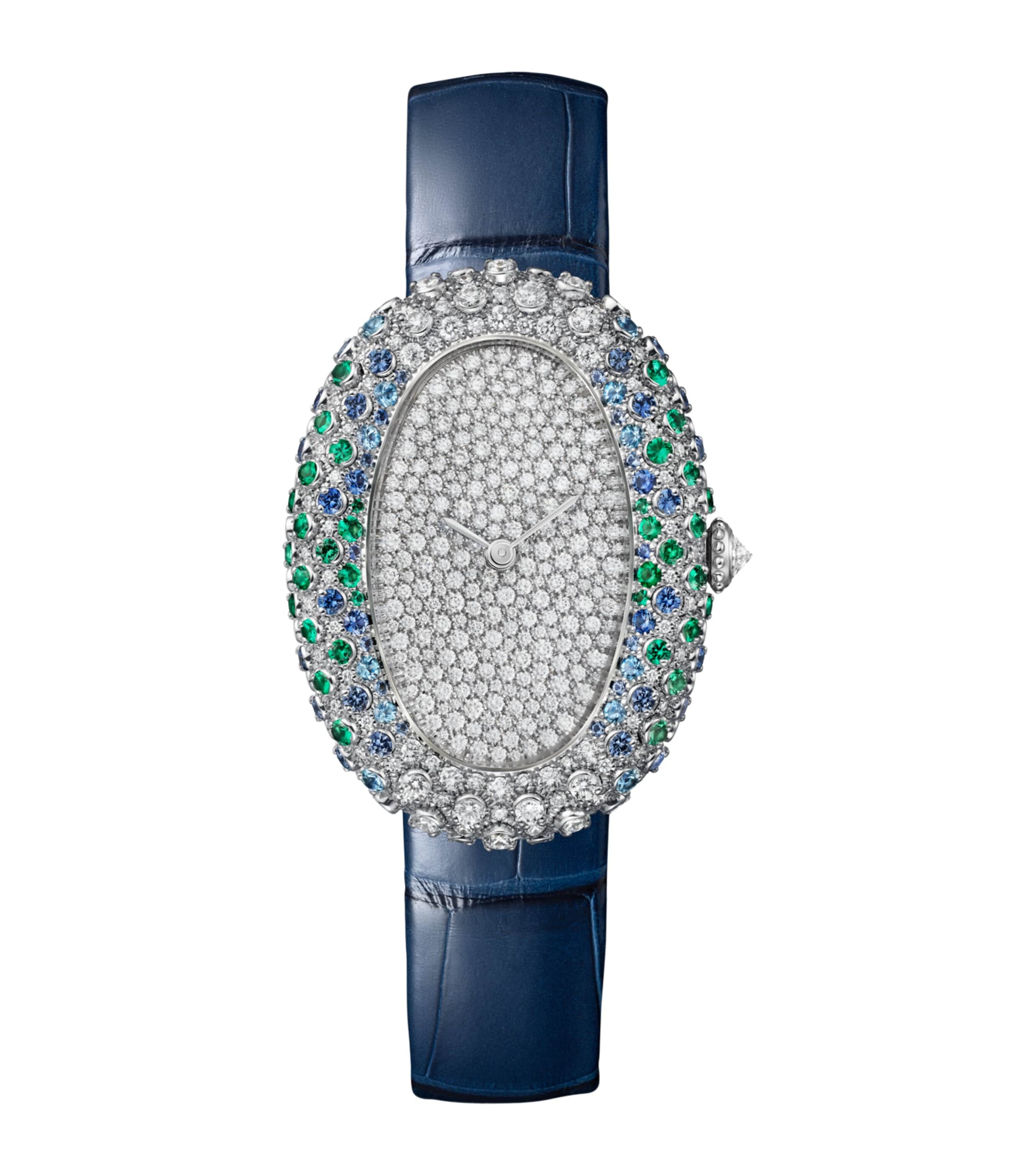 White Gold and Diamond Baignoire Watch 26mm WHITE GOLD Image 1