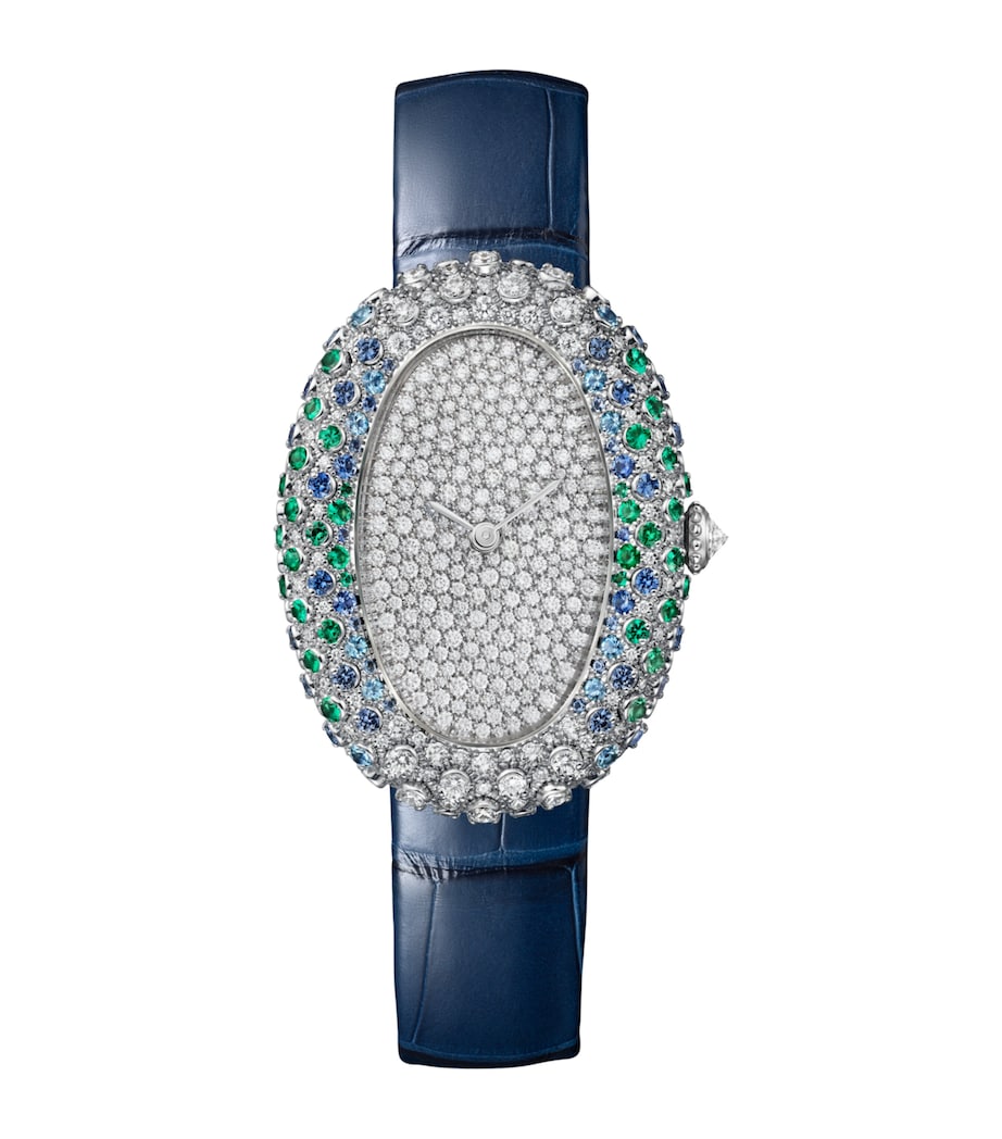White Gold and Diamond Baignoire Watch 26mm WHITE GOLD Image 1