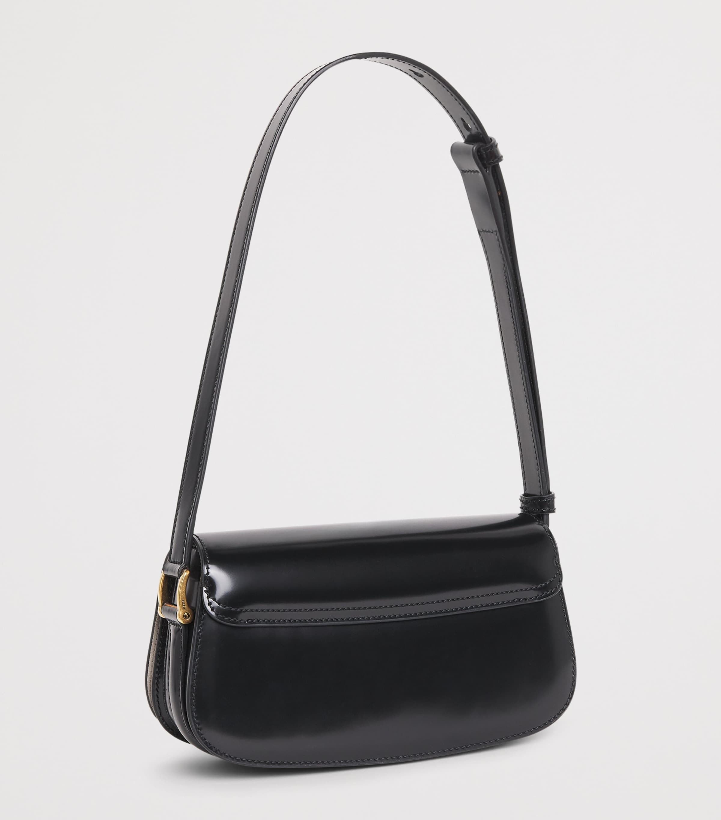 Leather Paris Paris Shoulder Bag NOIR - 001 Image 3