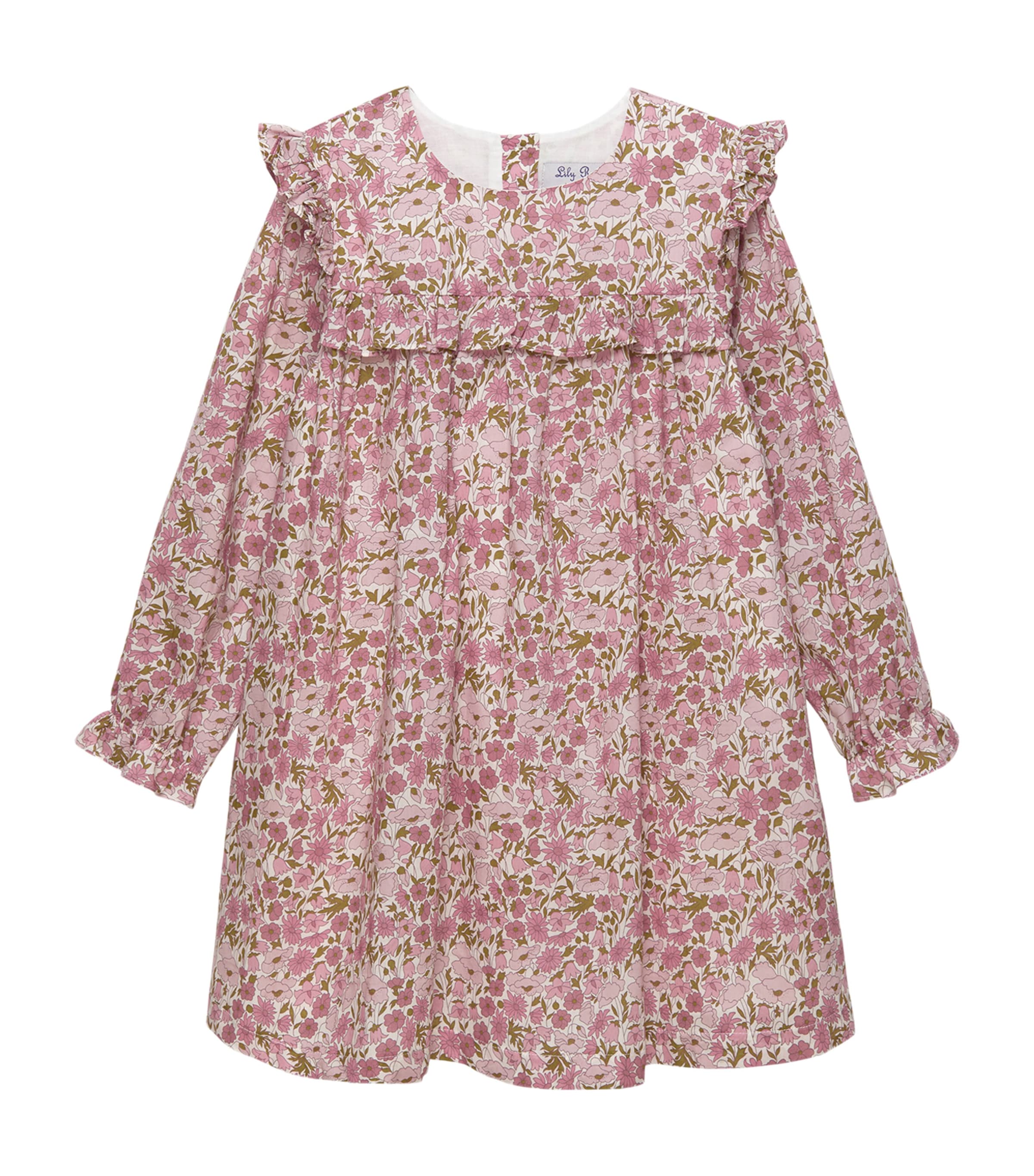 Cotton Ruffle Dress (2-5 Years) PINK POPPY & DAISY Image 1
