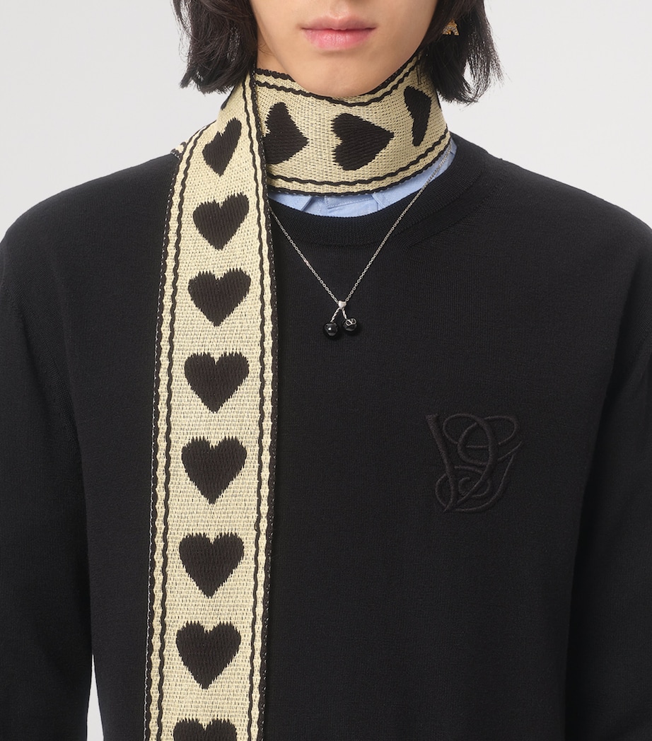 Virgin Wool Monogram Sweater 0NO Image 6