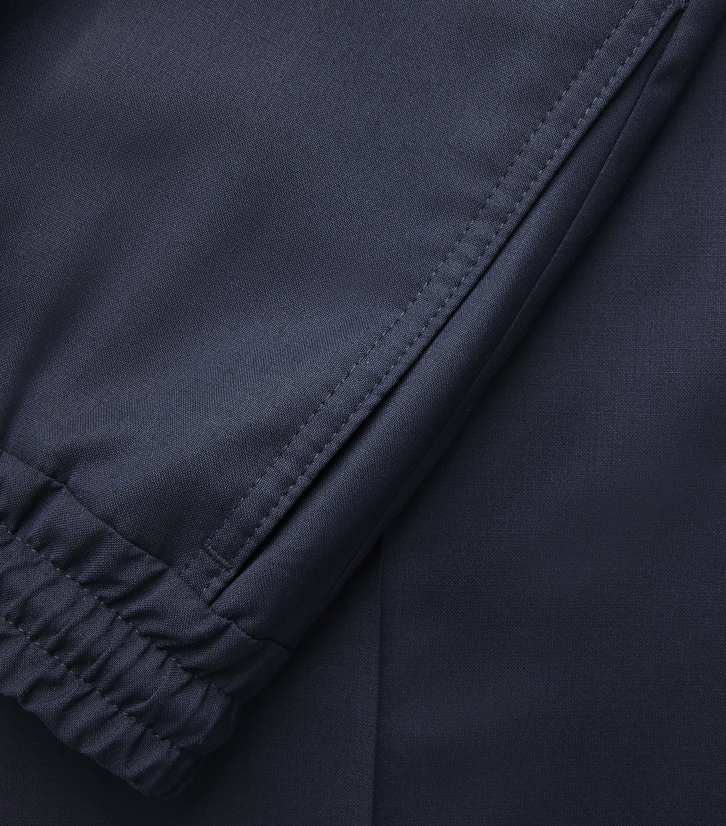 Stretch-Wool Drawstring Trousers 01BLU NAVY Image 5