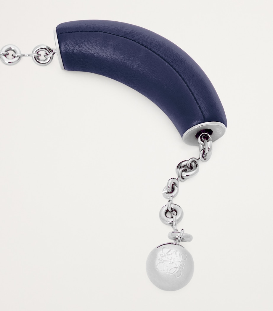 Small Leather Squeeze Top-Handle Bag ABYSS BLUE Image 8