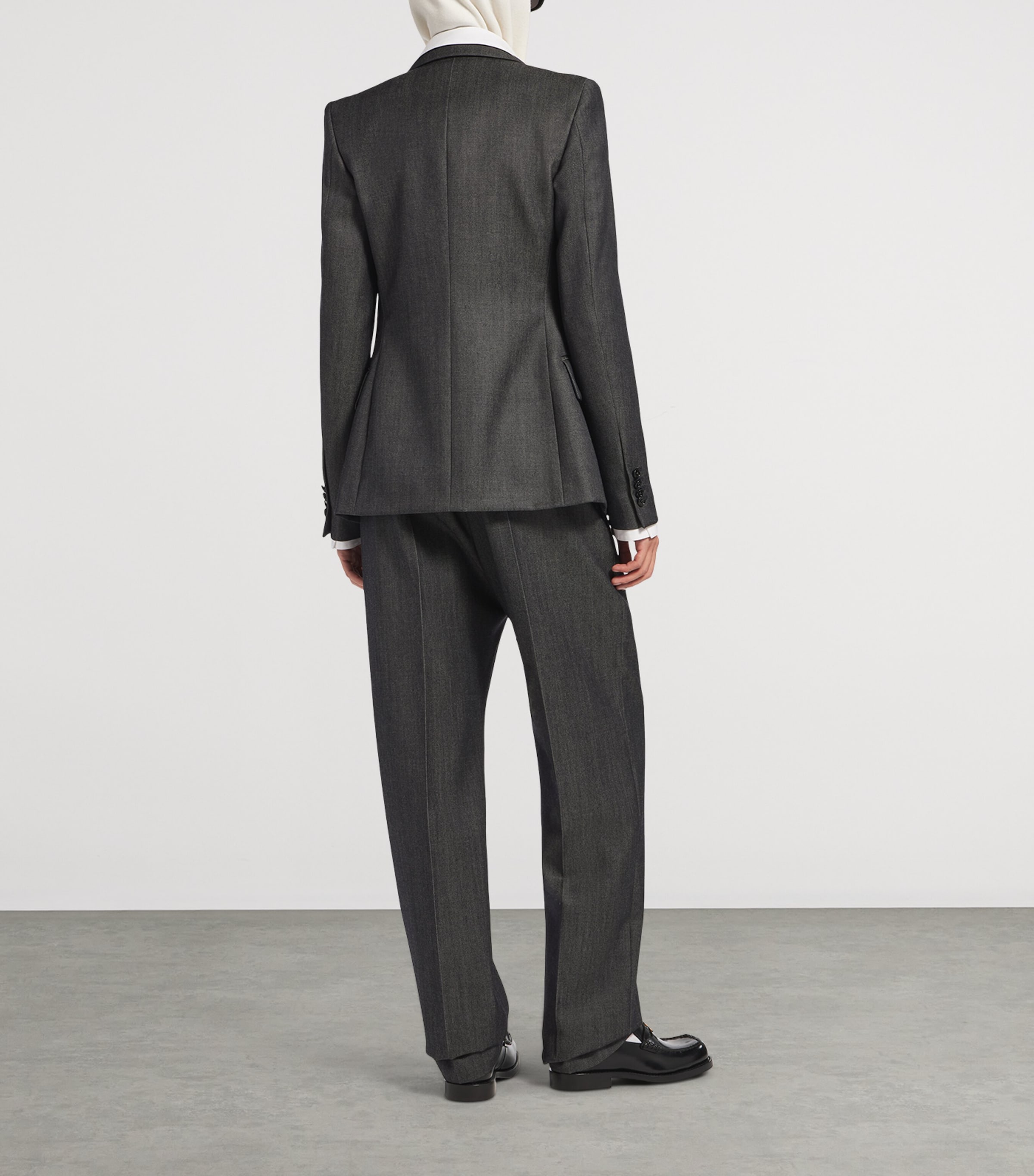 Balenciaga Womens Wool Twill Blazer Image 3