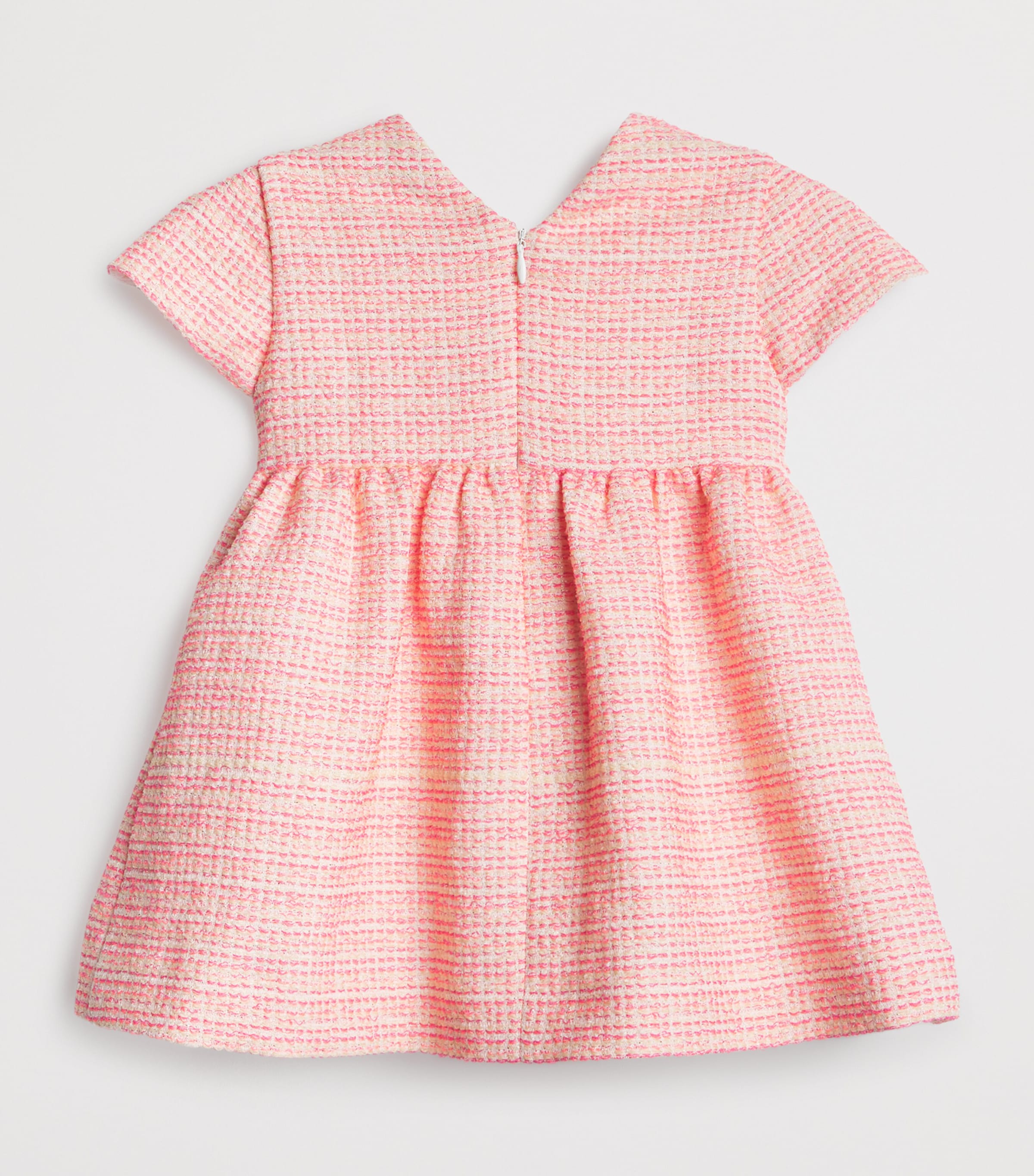 Tweed Jacquard Dress (3 Months – 4 Years) 35BOUGAINVILLIER Image 2
