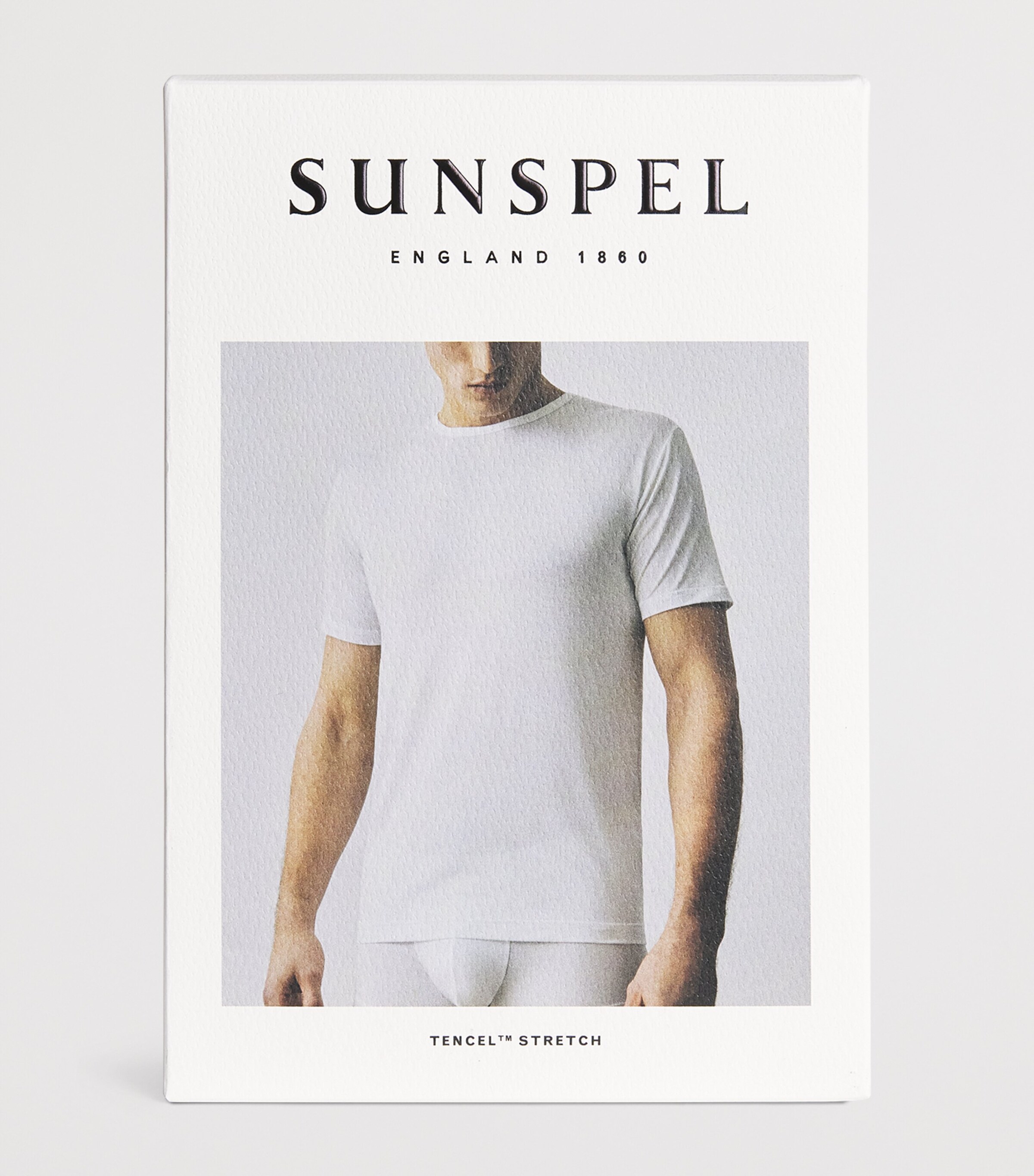 Tencel Stretch T-Shirt BUAA - NAVY Image 5