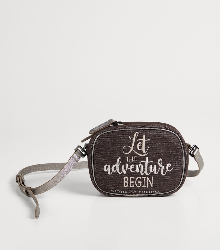 Sparkly Denim Embroidered Bag C003 Image 2