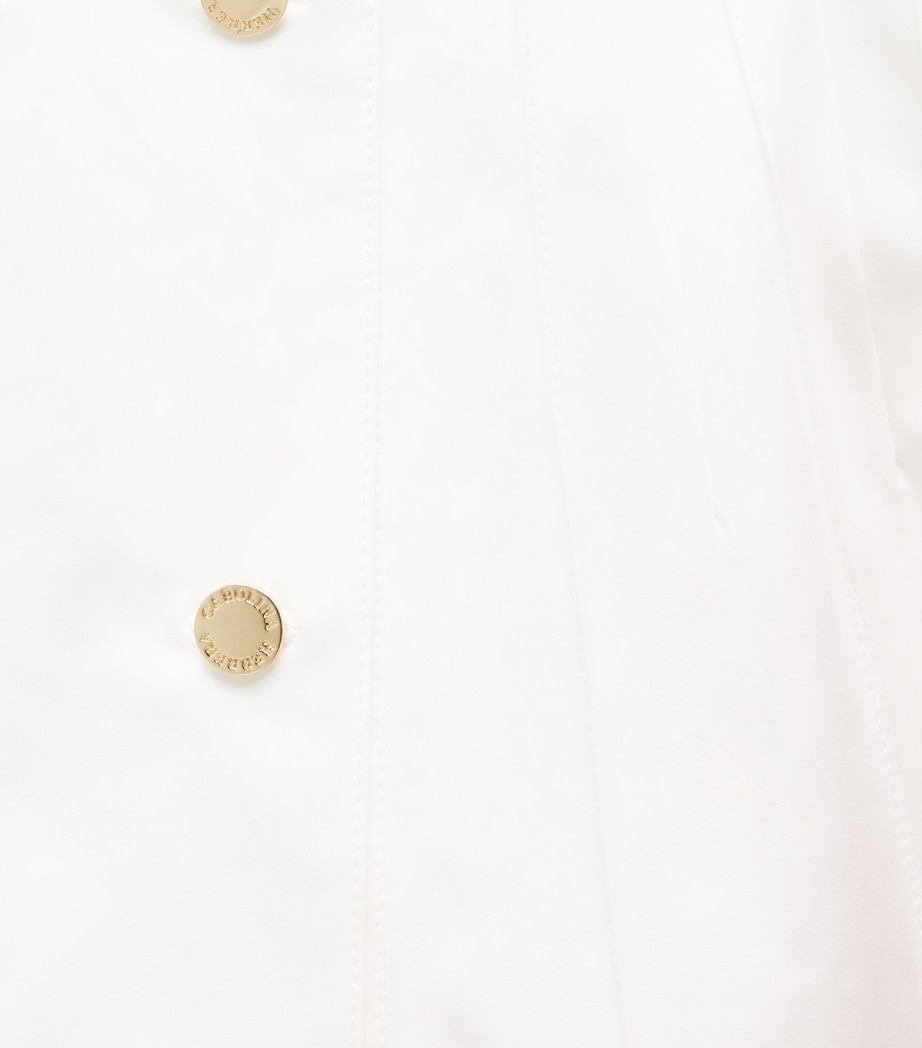 Cotton-Blend Midi Skirt 100 WHITE Image 5