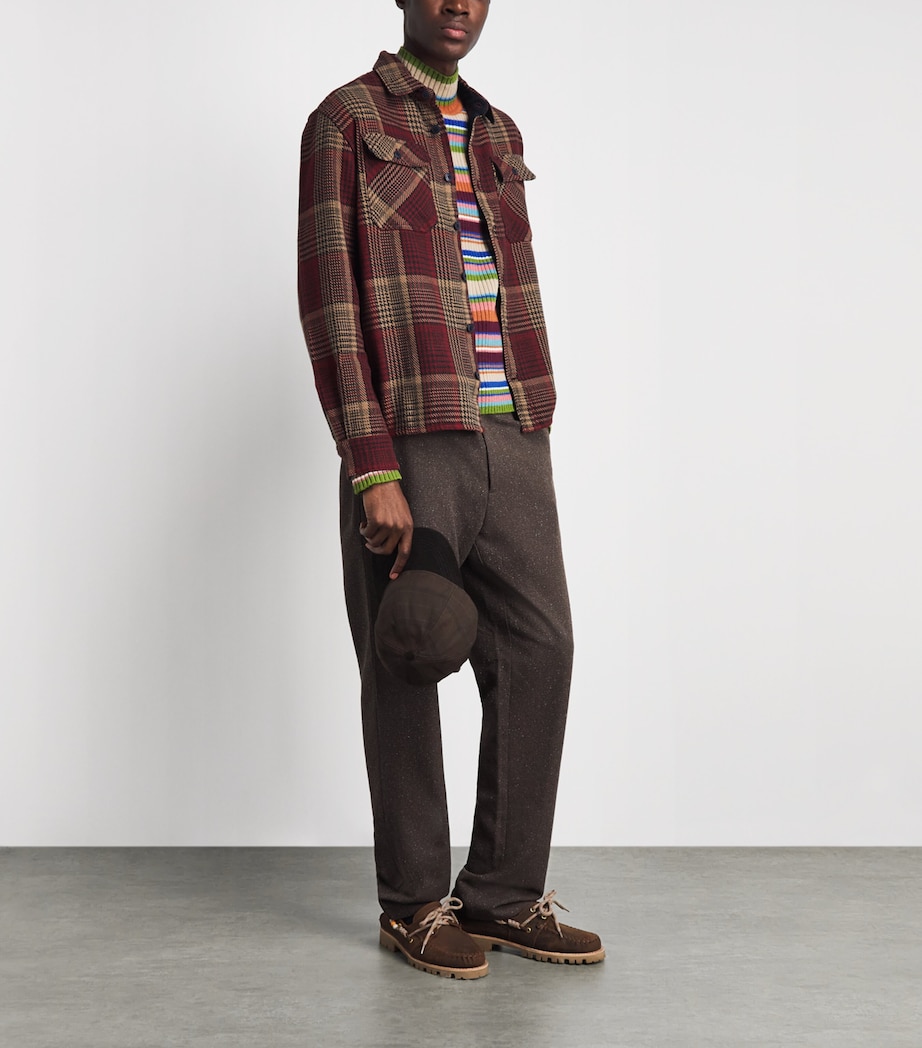 Barbour Cotton Tartan Macklow Baseball Cap Muted Tartan Image 4