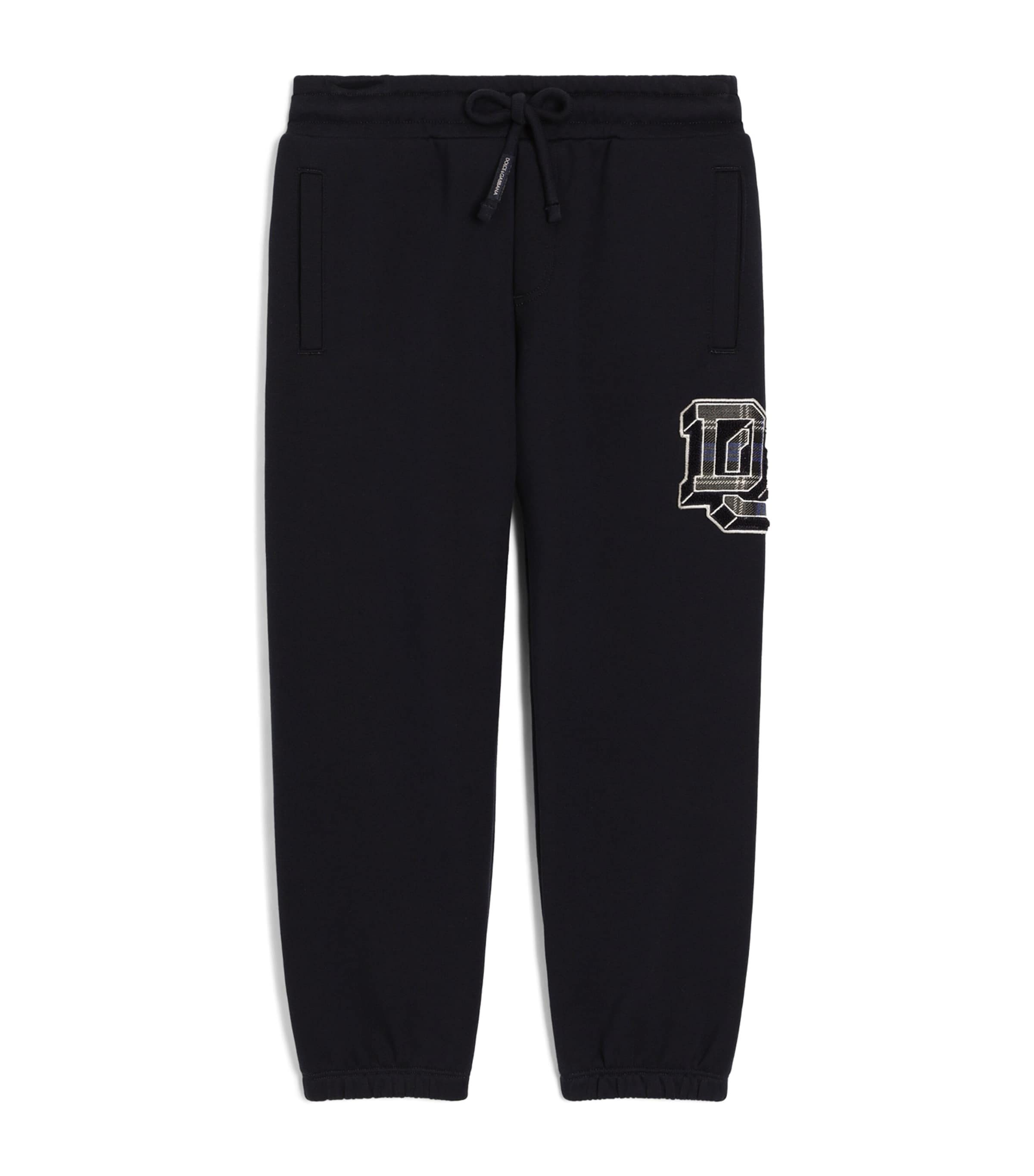 Dolce&Gabbana Kids Cotton Logo Sweatpants (8-14 Years) Blue Image 1