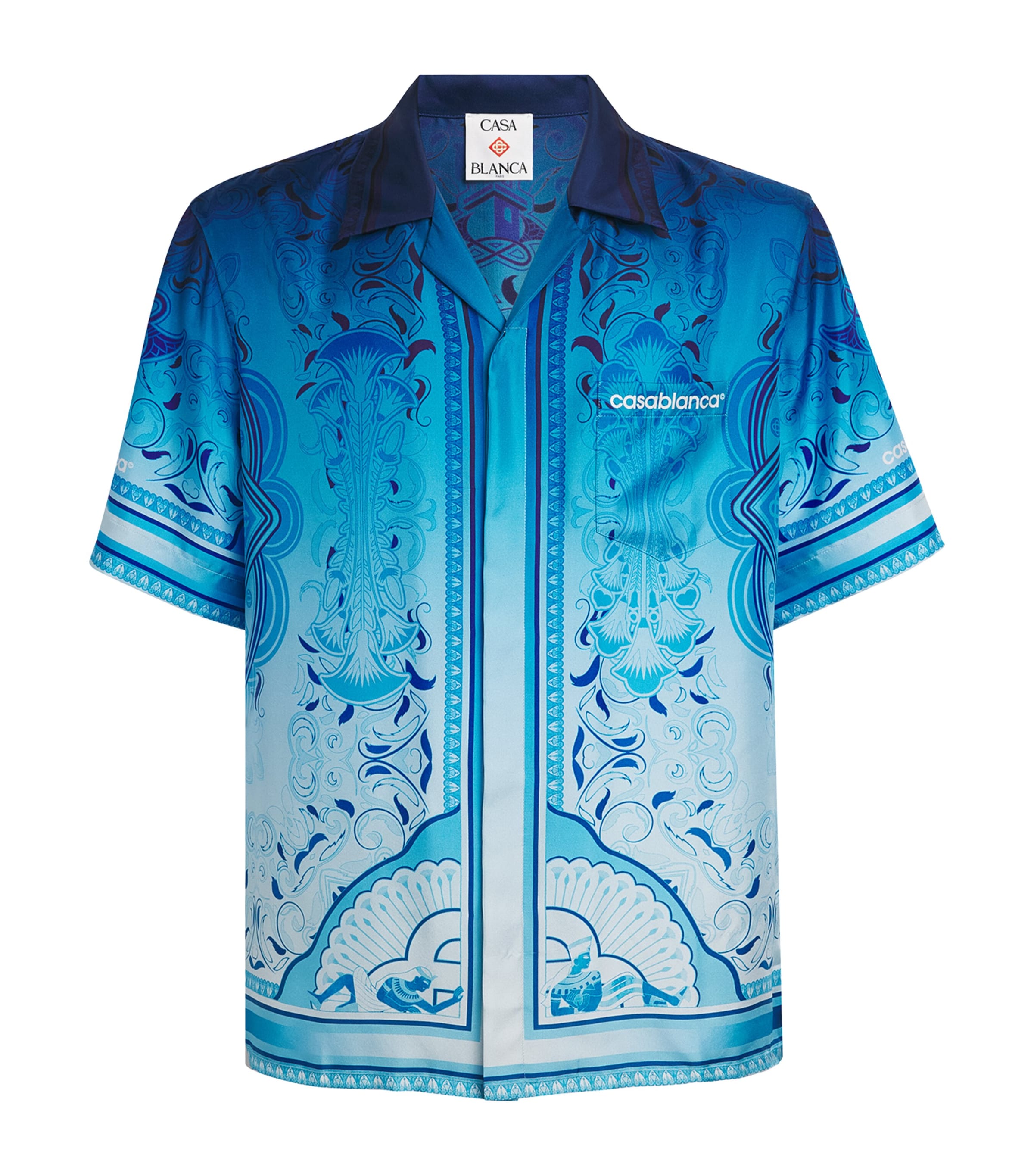 Casablanca Mens Silk Egyptian Rug Shirt Egyption Rug Image 1