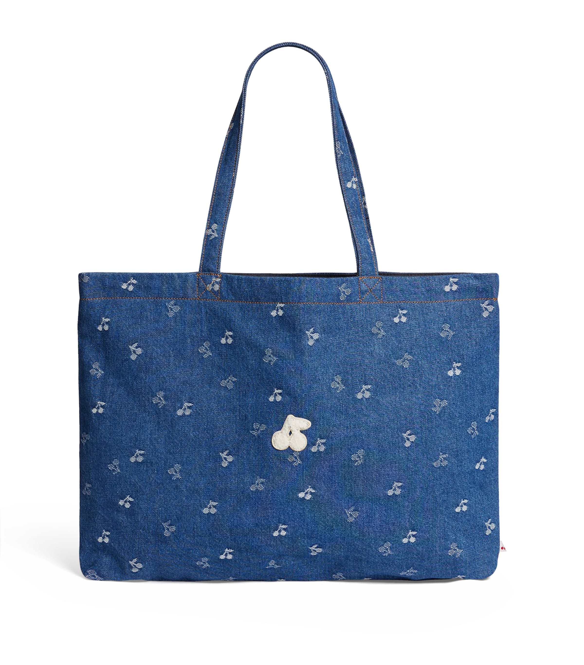 Denim Cherry Tote Bag IMP JEAN CLAIR Image 1
