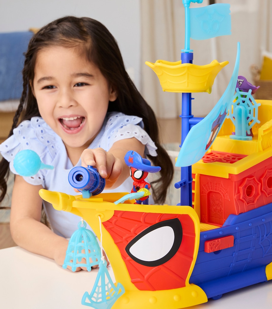 Spider-Man Webs Ahoy Bubble Pirate Ship Playset MULTI Image 6