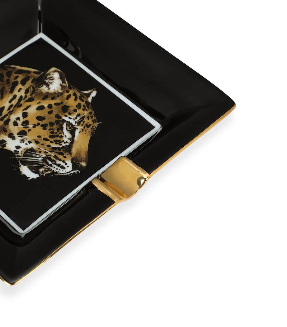 Porcelain Leopard Ashtray UL003 LEOPARDO Image 3