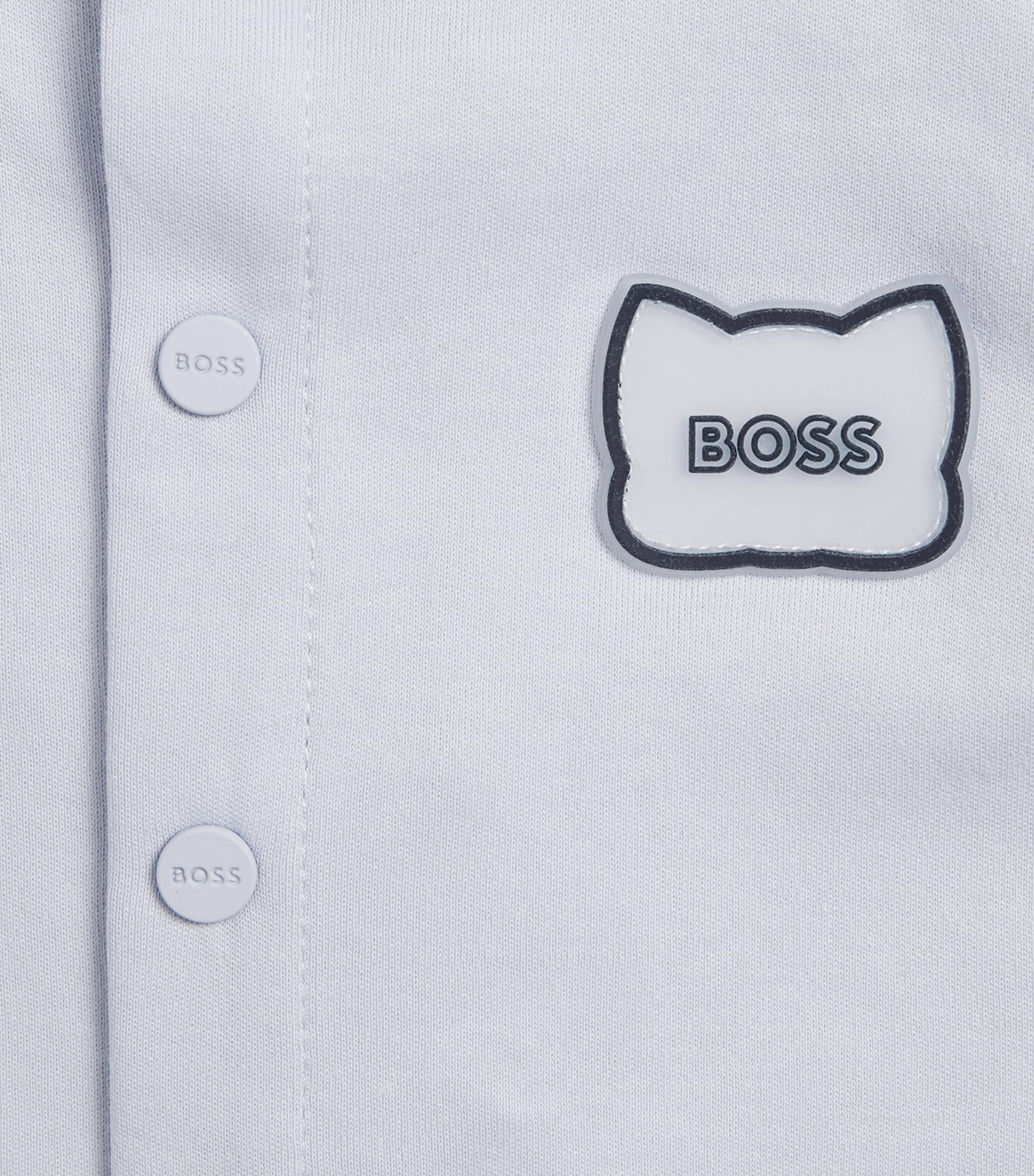 BOSS Kidswear Cotton All-In-One (1-18 Months) Blue Image 3