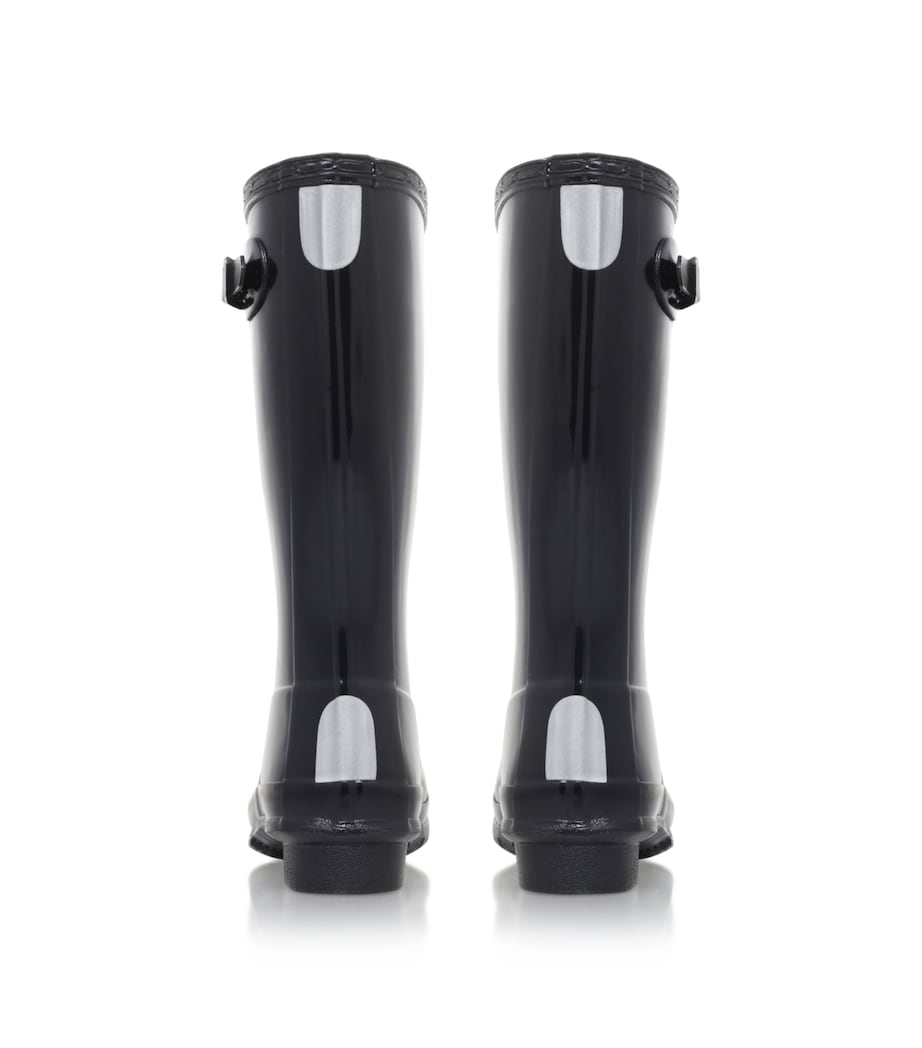 Original Gloss Wellington Boots BLACK Image 2