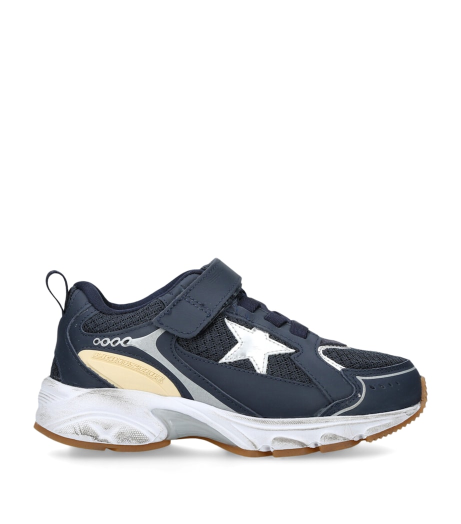 Golden Goose Leather Lightstar Sneakers Navy Image 1