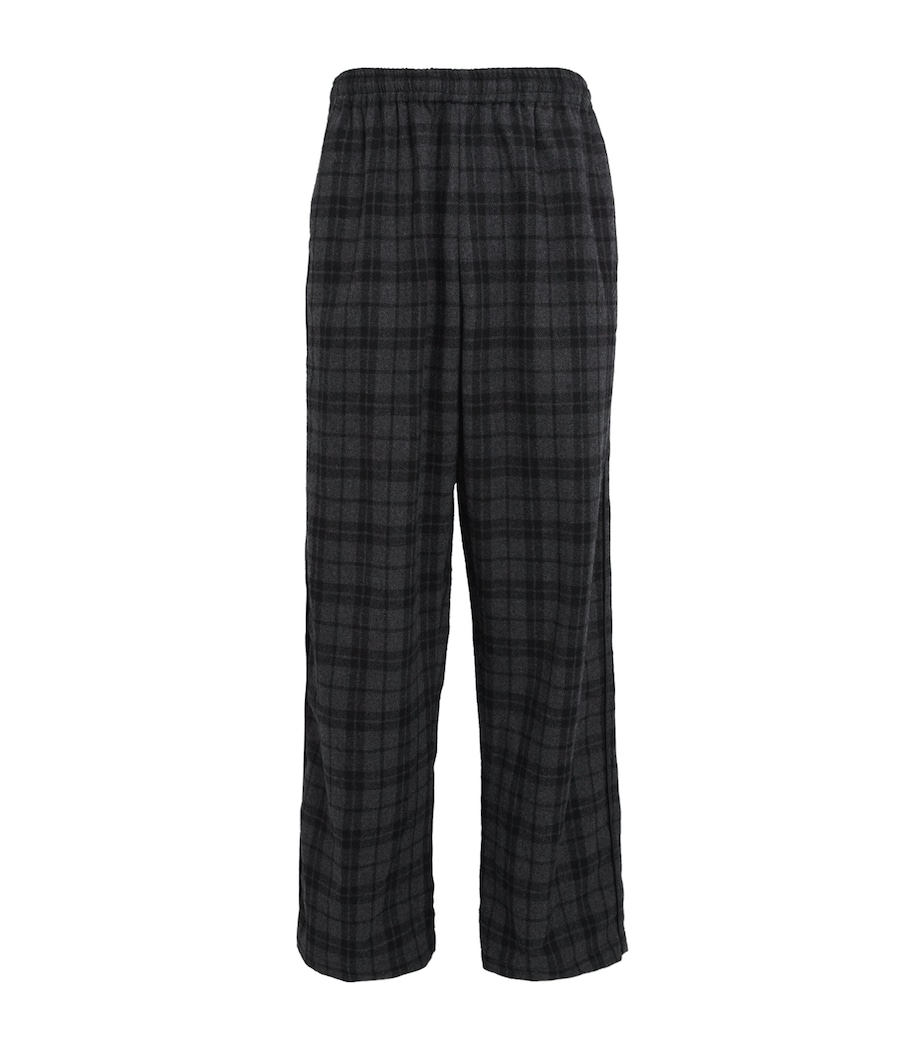 Wool-Blend Ruff Rider Trousers CHARCOAL Image 1