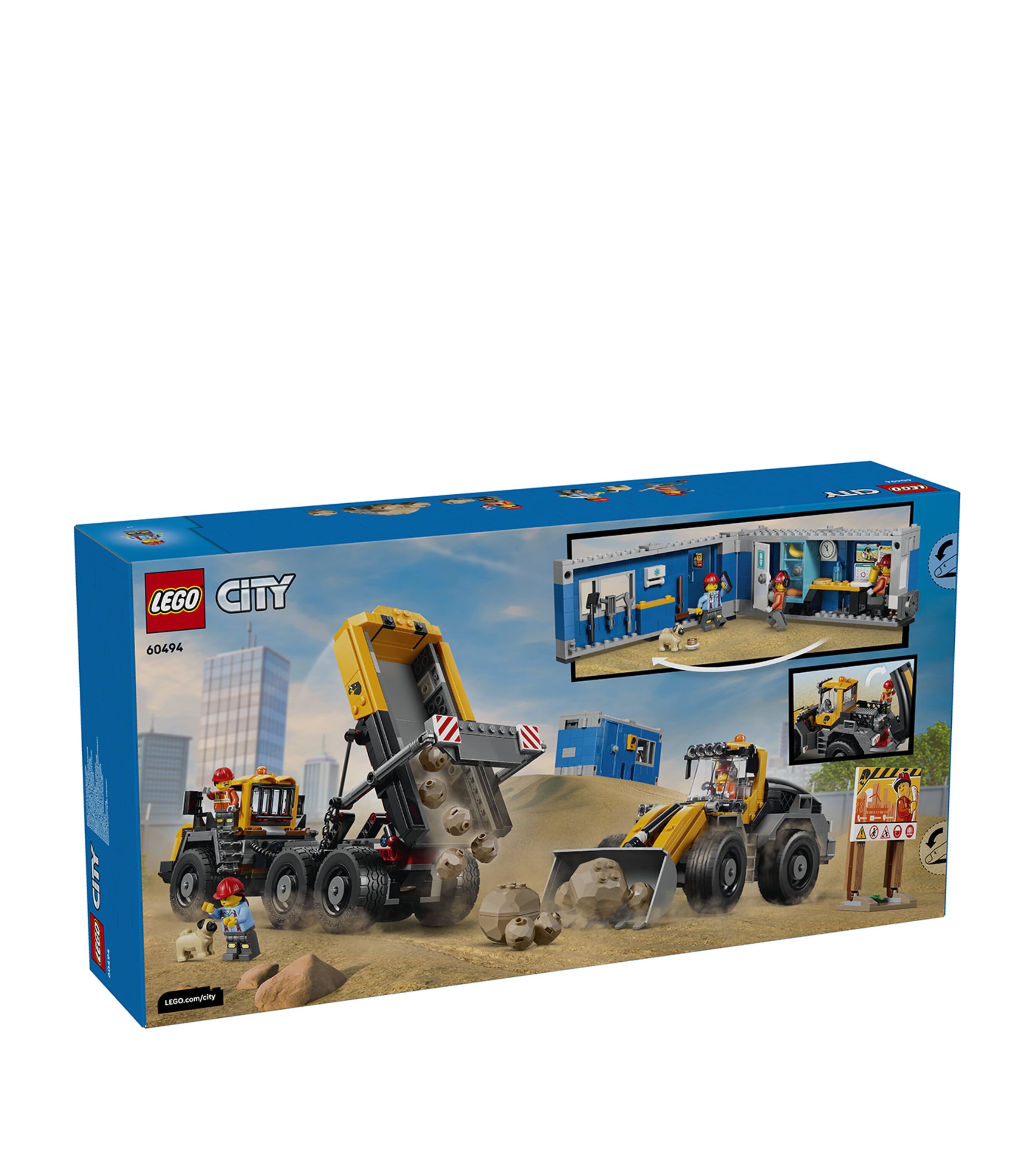 Lego City Dump Truck & Front End Loader Toy 60494 Image 2