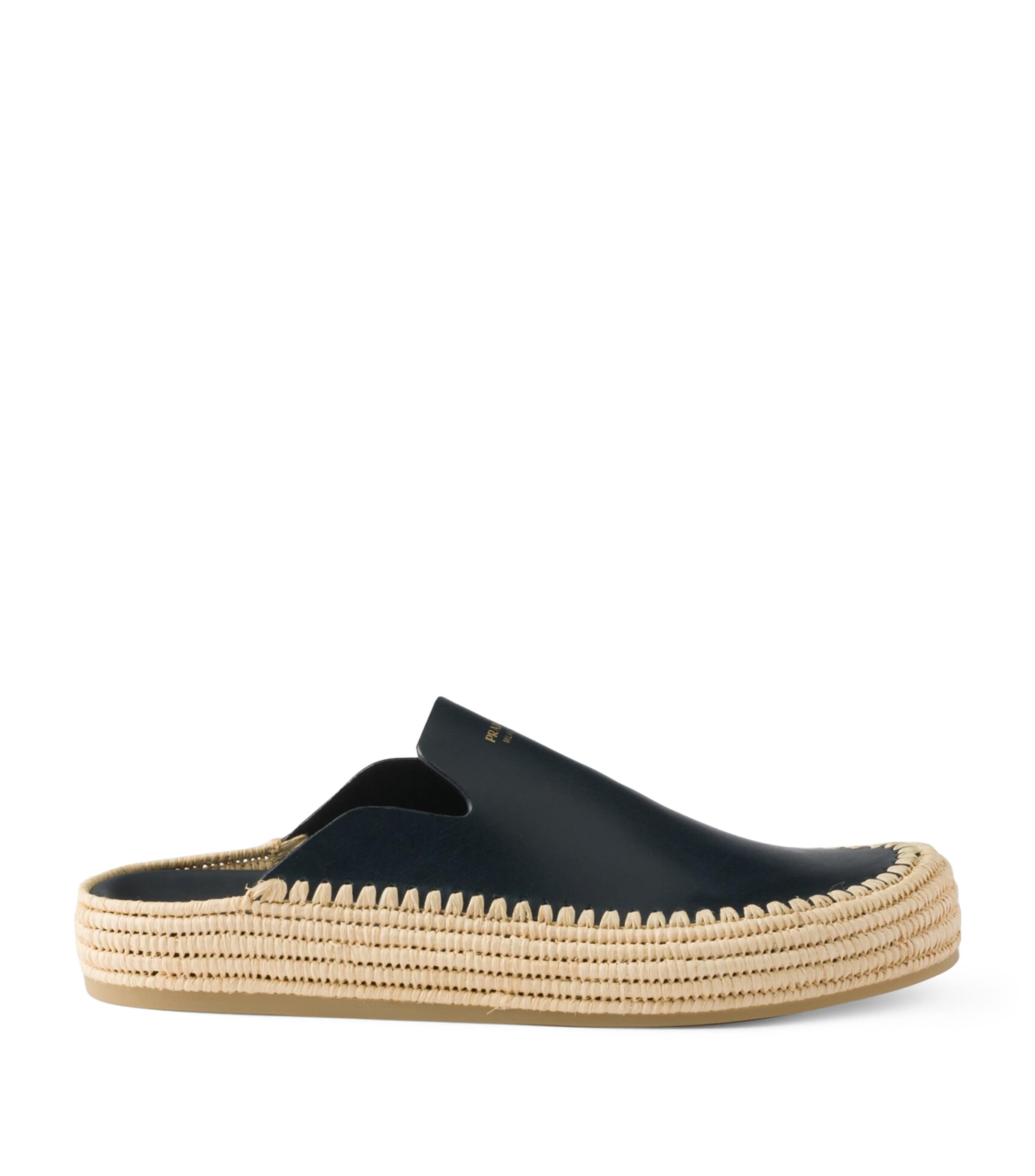 Prada Leather Mules | Harrods DE