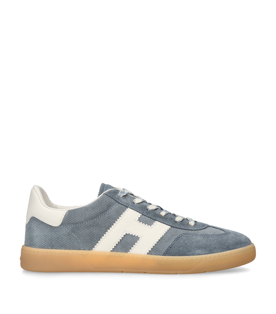 Hogan Suede Cool Sneakers Mid Blue Image 1