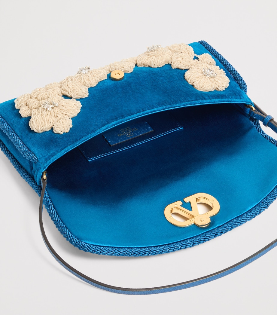 Valentino Garavani Small Beaded DeVain Shoulder Bag Dpb Image 4
