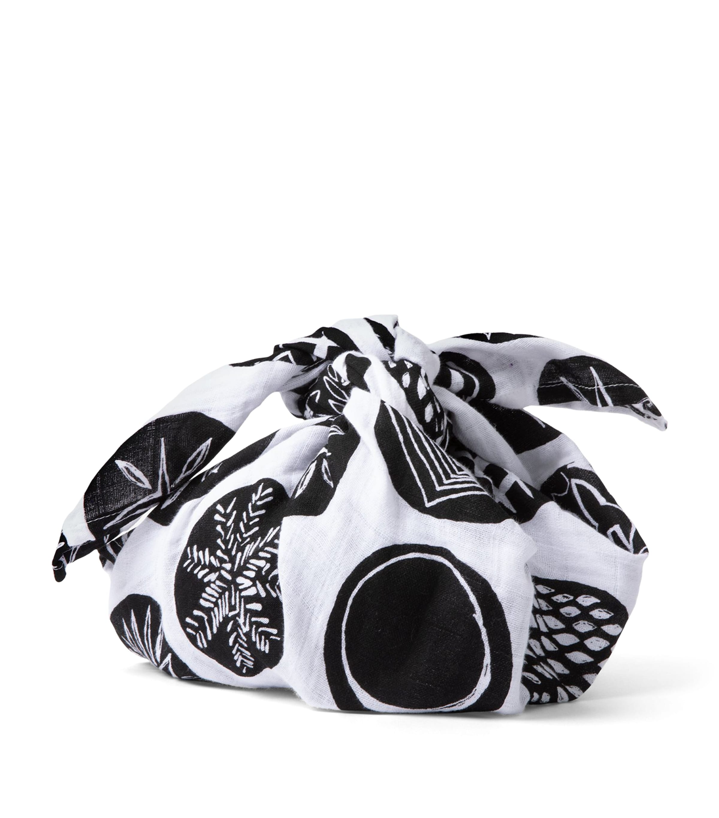 Cotton Bread Blanket BLACK Image 3