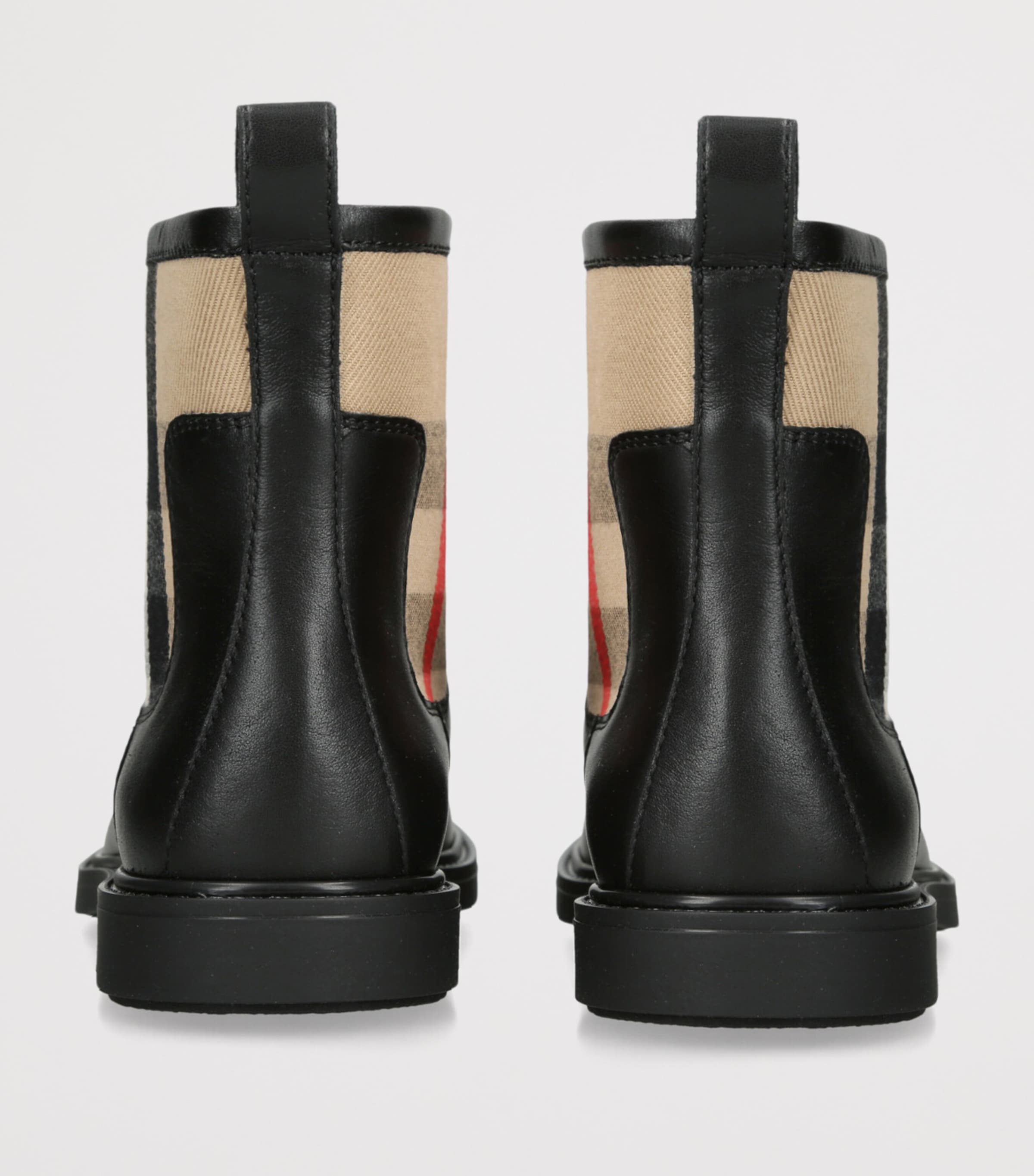 Leather Sidney Ankle Boots BLACK/COMB Image 2