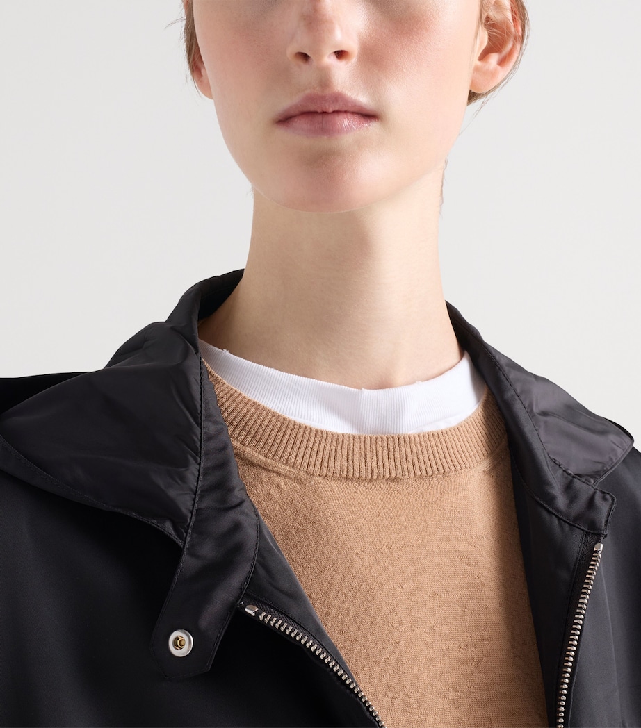 Prada Womens Re-Nylon Hooded Jacket Image 4