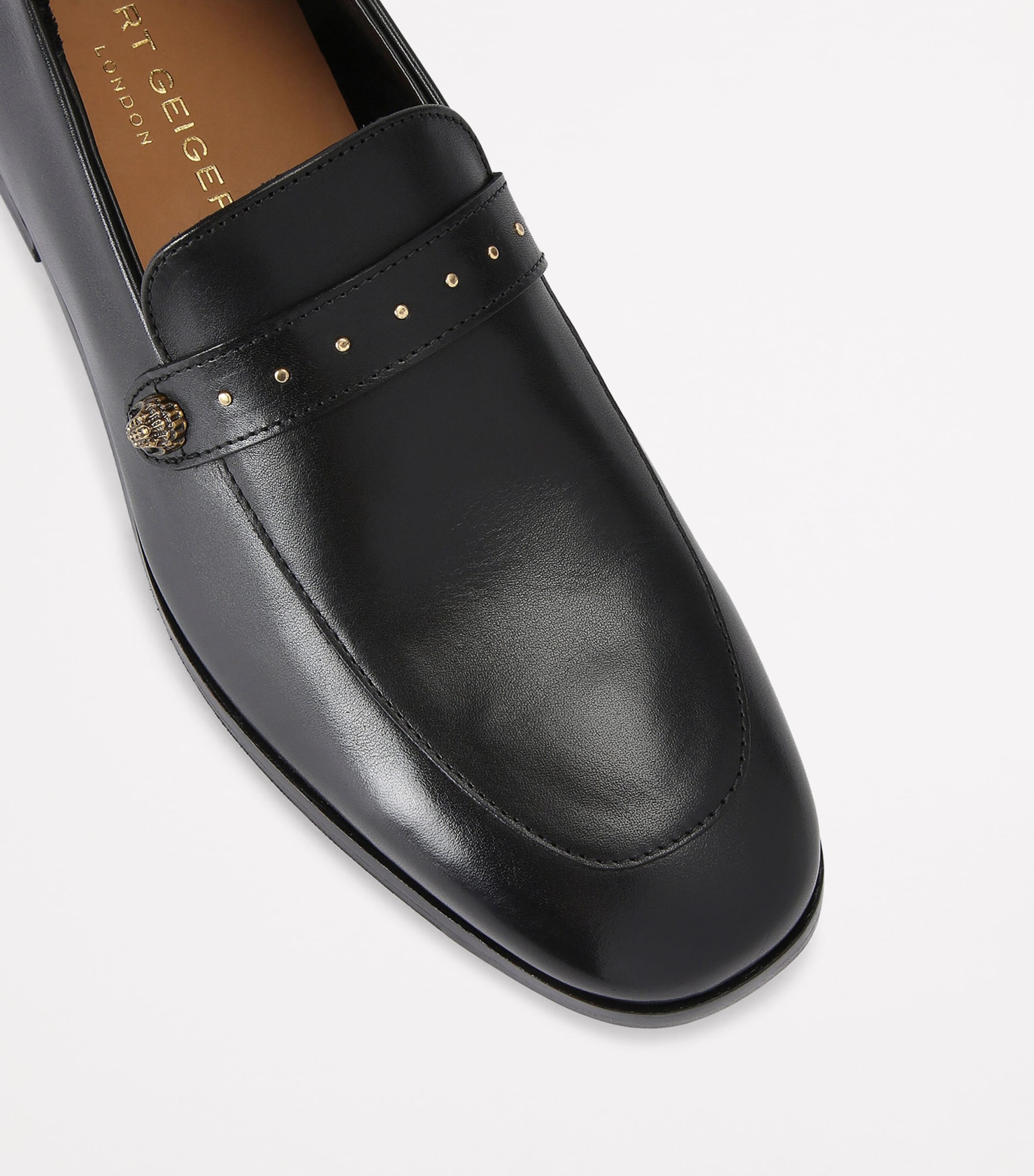 Leather Fraser Loafers BLACK Image 3