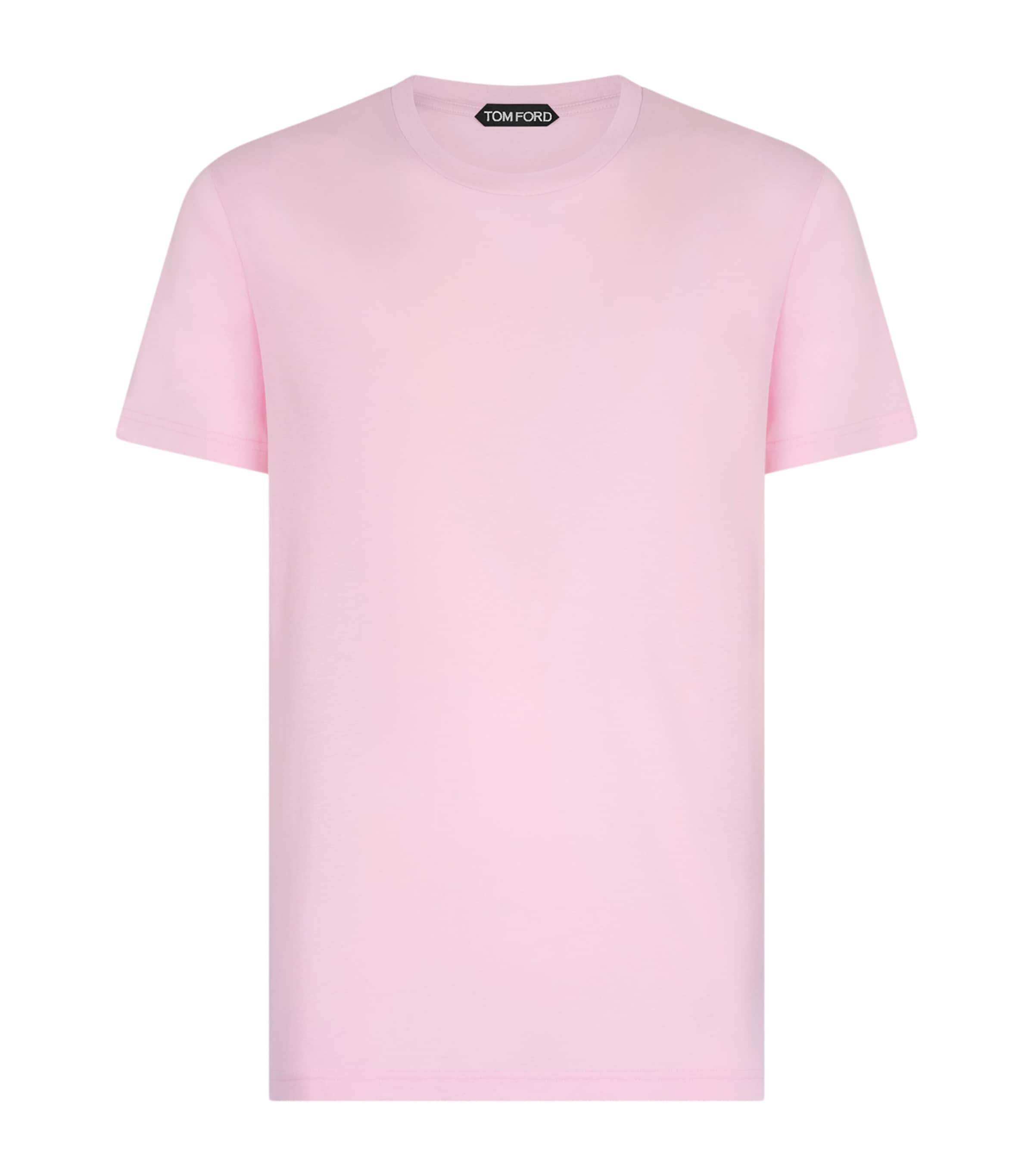 TOM FORD Mens Cotton-Silk T-Shirt Pah Image 1