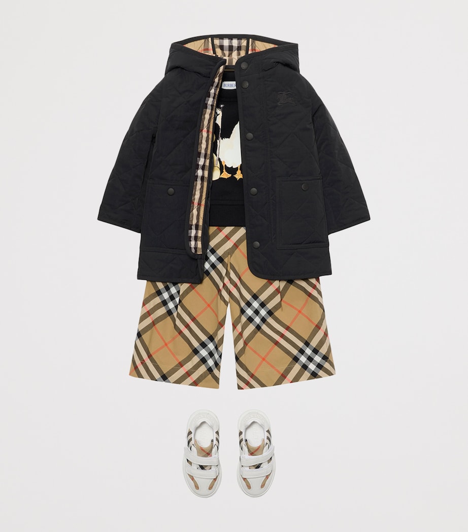 Quilted EKD Coat (6-24 Months) BLACK Image 3