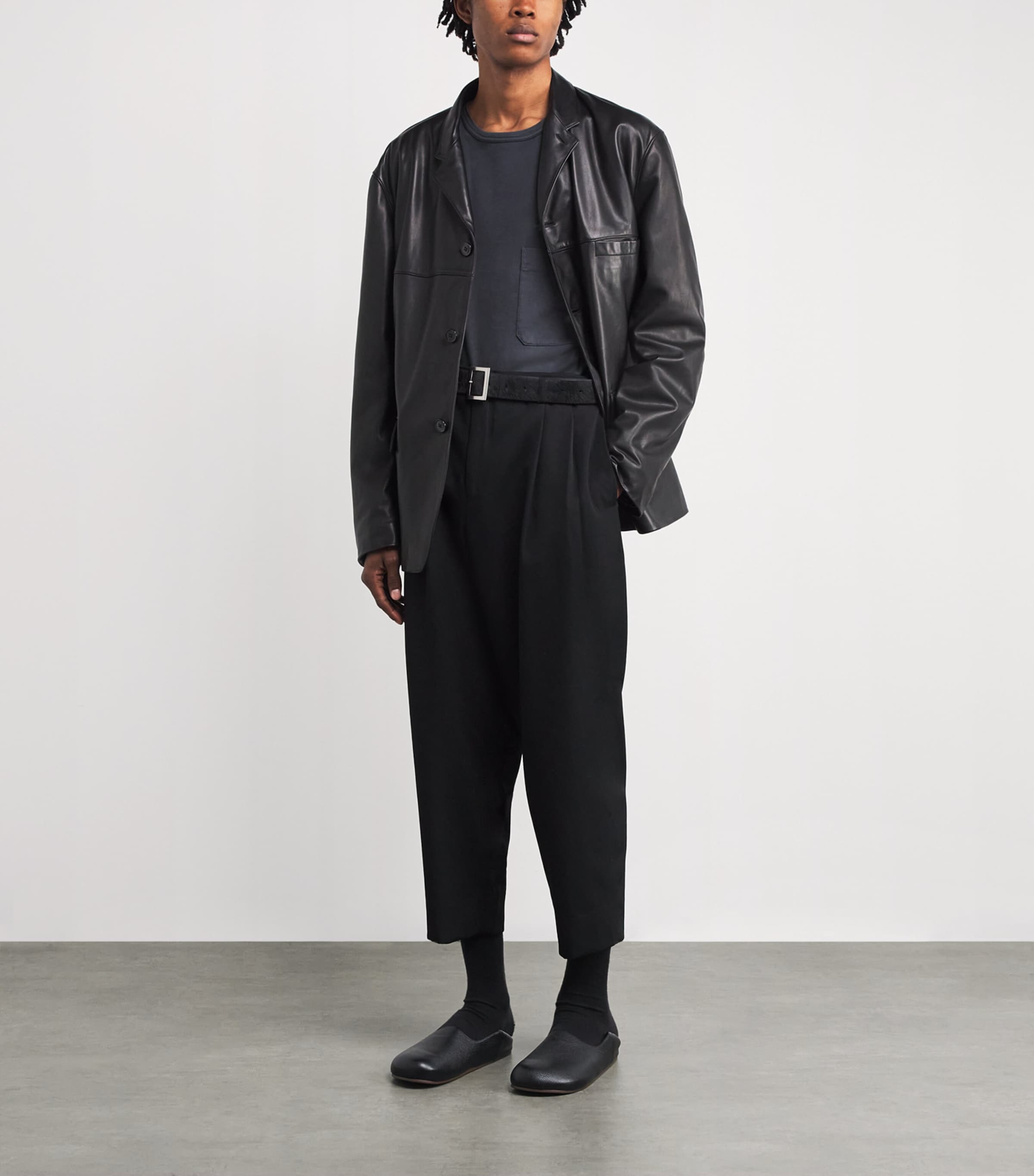 Lemaire Blue Cotton Long-Sleeve T-Shirt | Harrods US