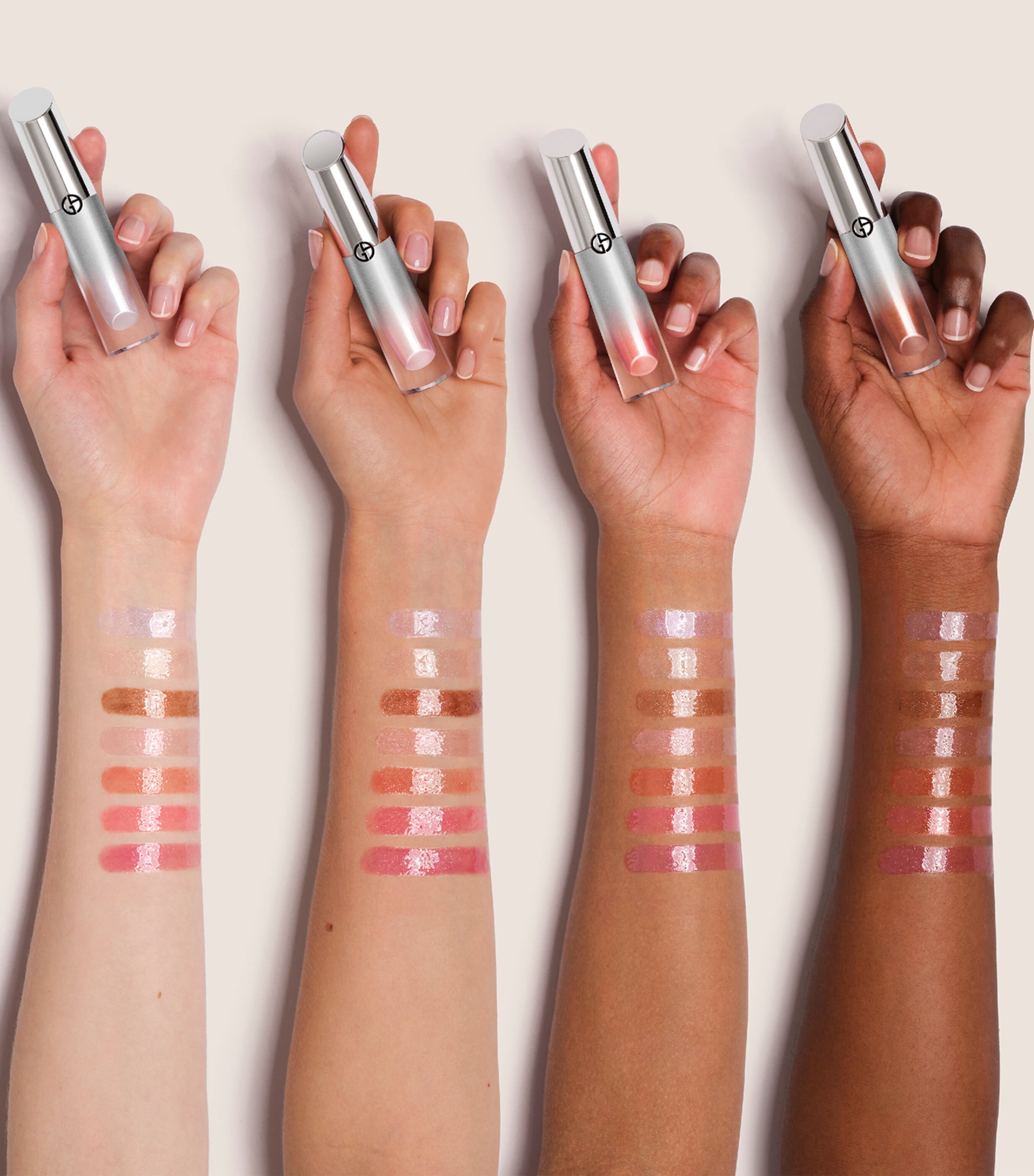 Armani Prisma Glass Icy Plumper Lip Gloss ROSEWOOD FROST Image 2