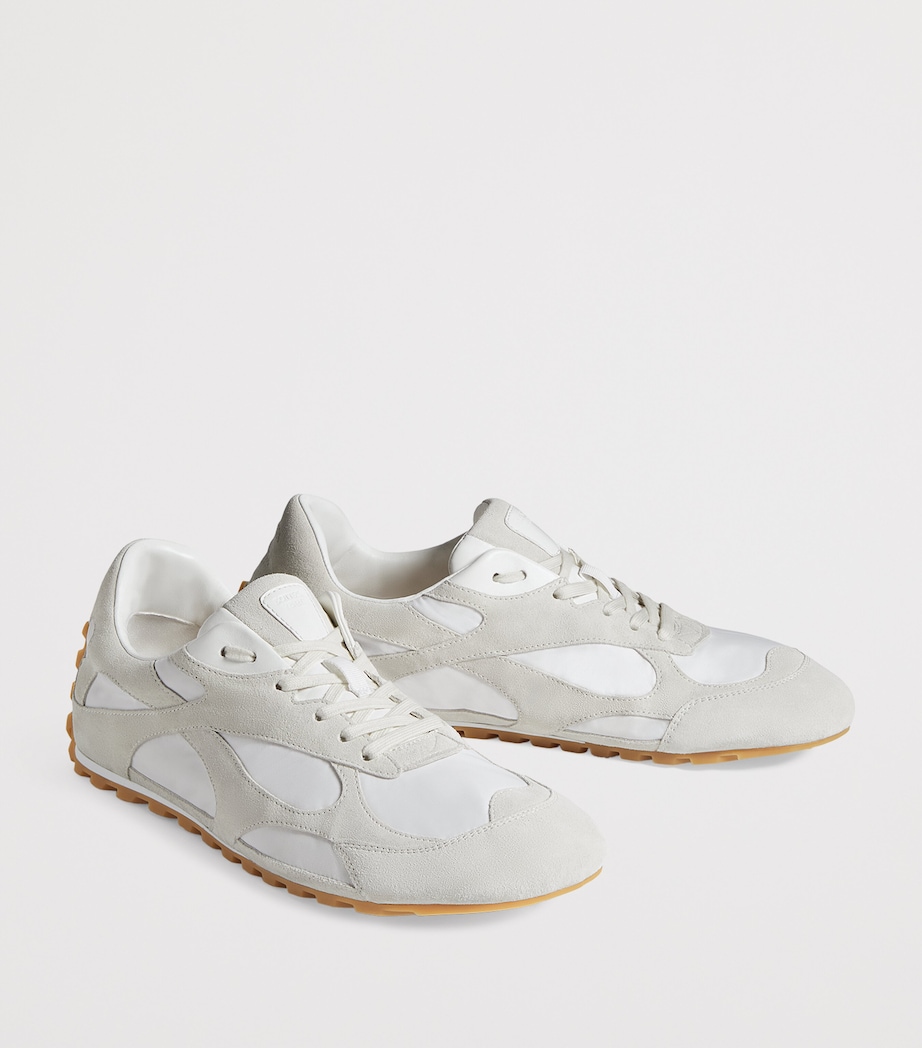 Bottega Veneta Suede-Panel Orbit Flash Sneakers Image 3