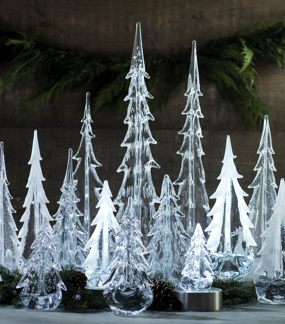 Glass Vermont Evergreen Christmas Tree Ornament CLEAR Image 7