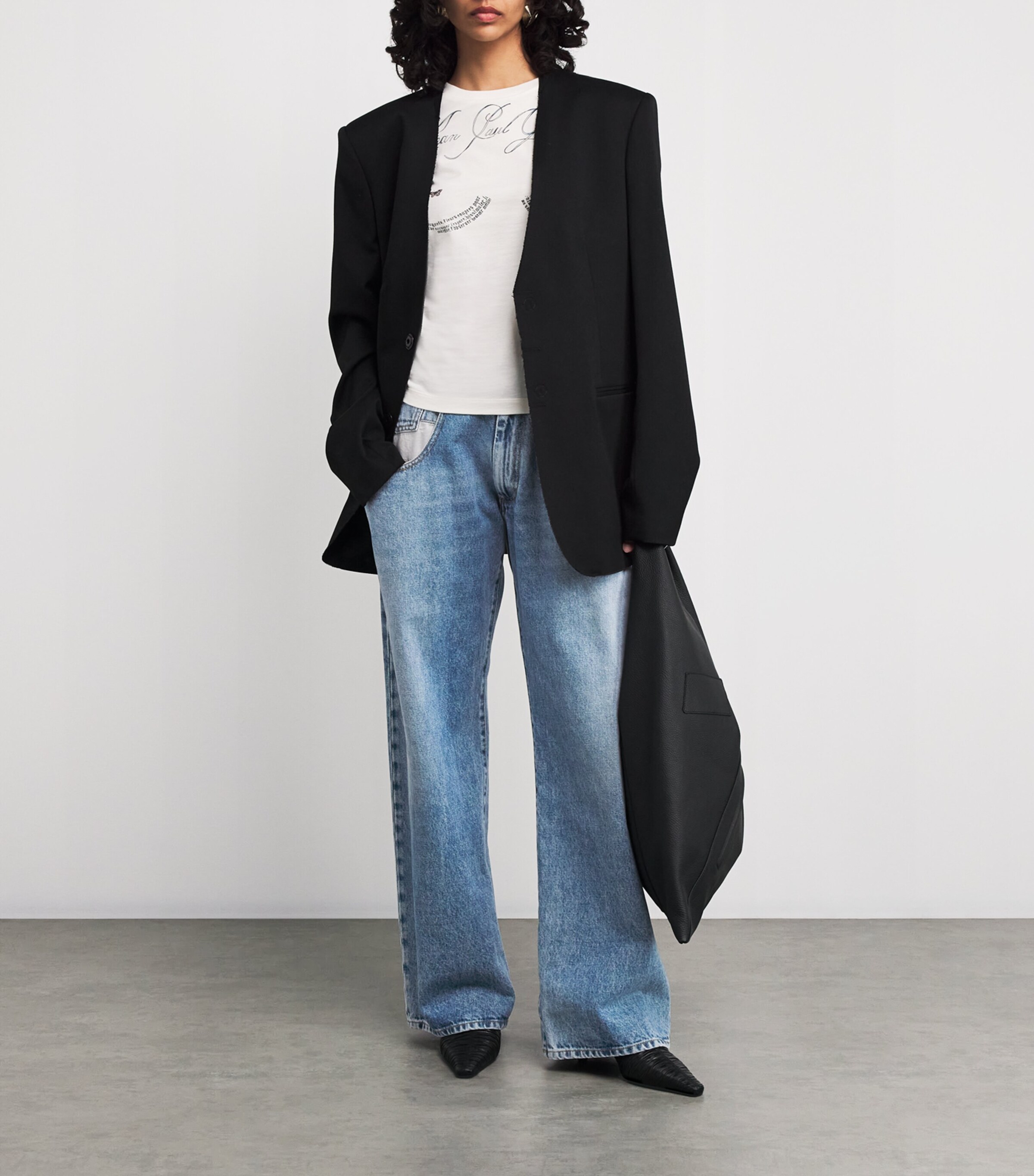 Maison Margiela Blue Contrast-Pocket Straight-Leg Jeans | Harrods US