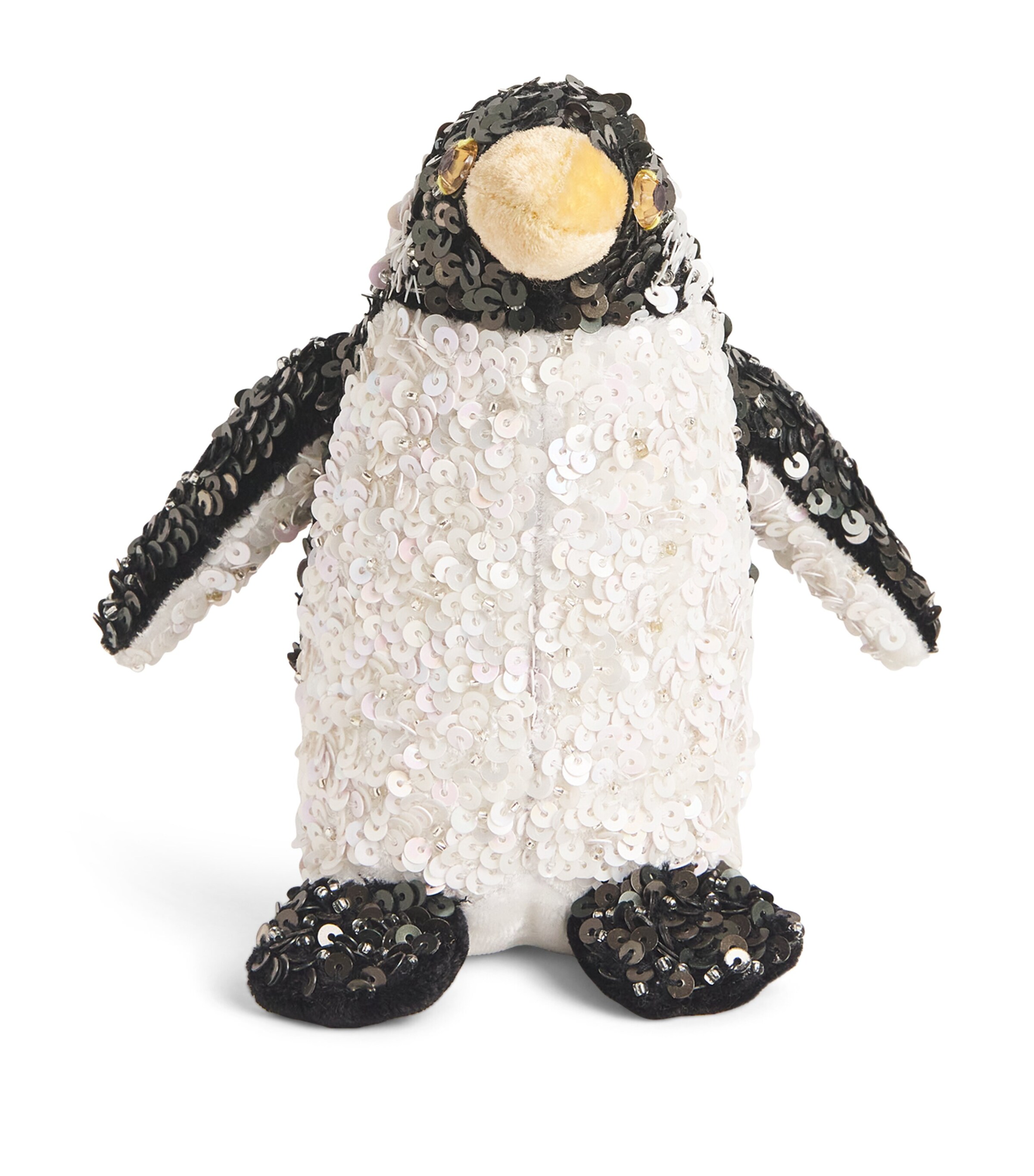 Anke Drechsel Small Silk Velvet Addison Penguin | Harrods BG