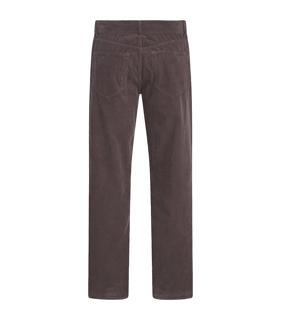 Rossen Corduroy Wide-Leg Trousers MUD Image 2