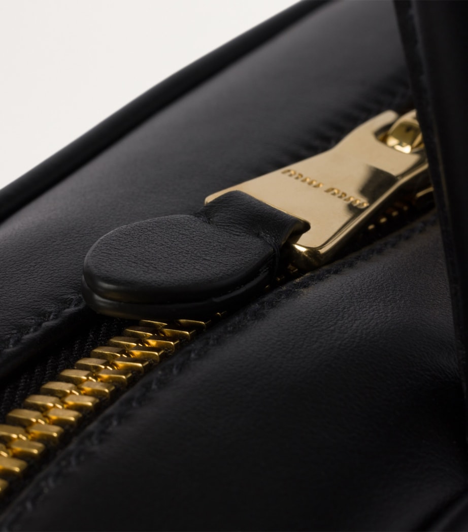 Leather Beau Top-Handle Bag F0002 Image 4