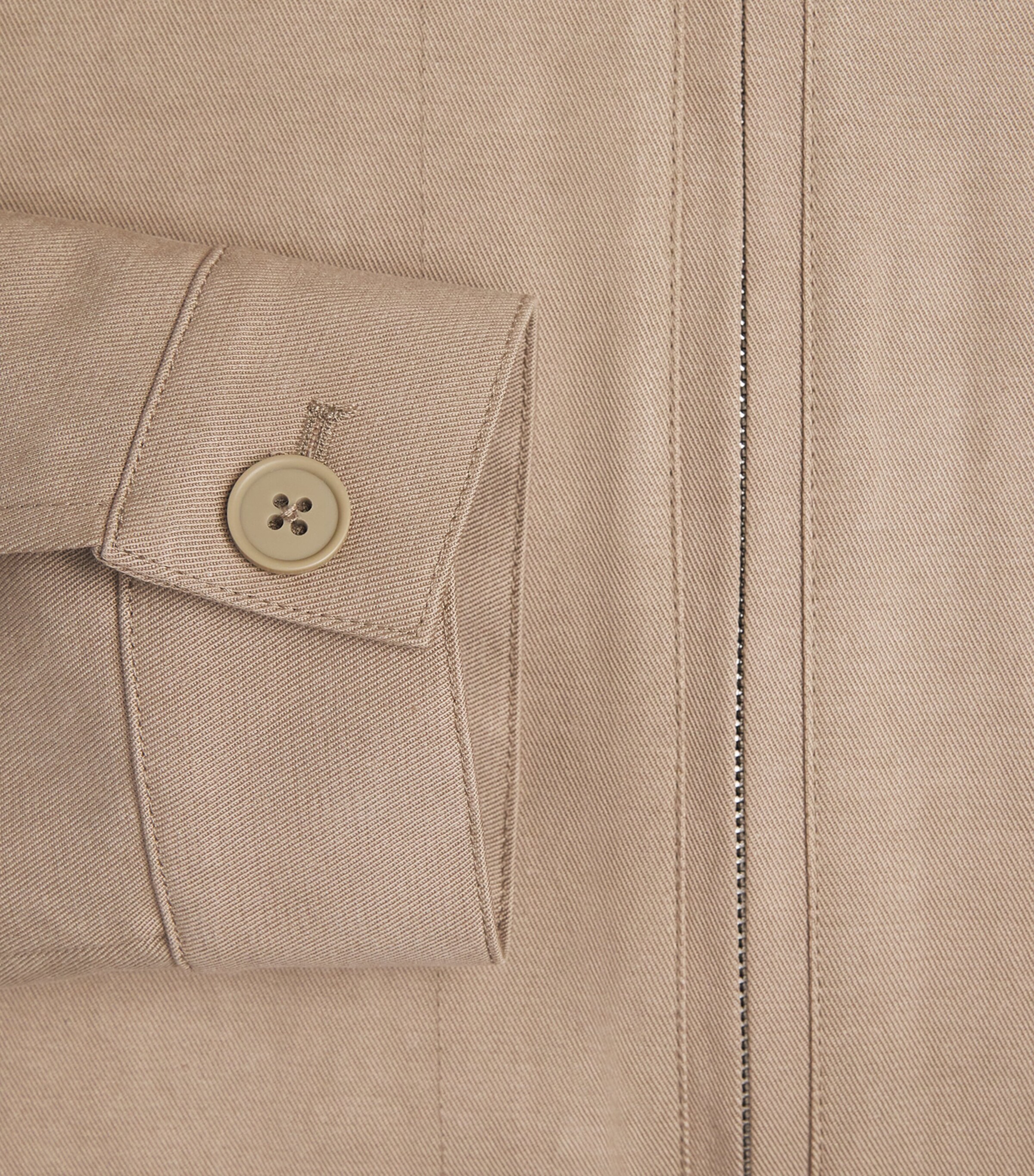 PAIGE Mens Cotton-Blend Renehen Jacket Warm Birch Image 6
