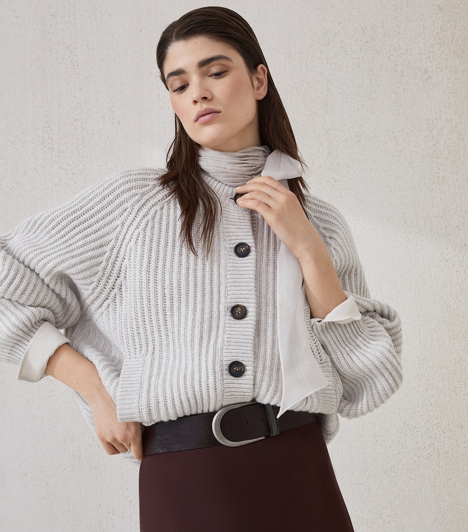 Leather Embellished Belt C8279 Image 3