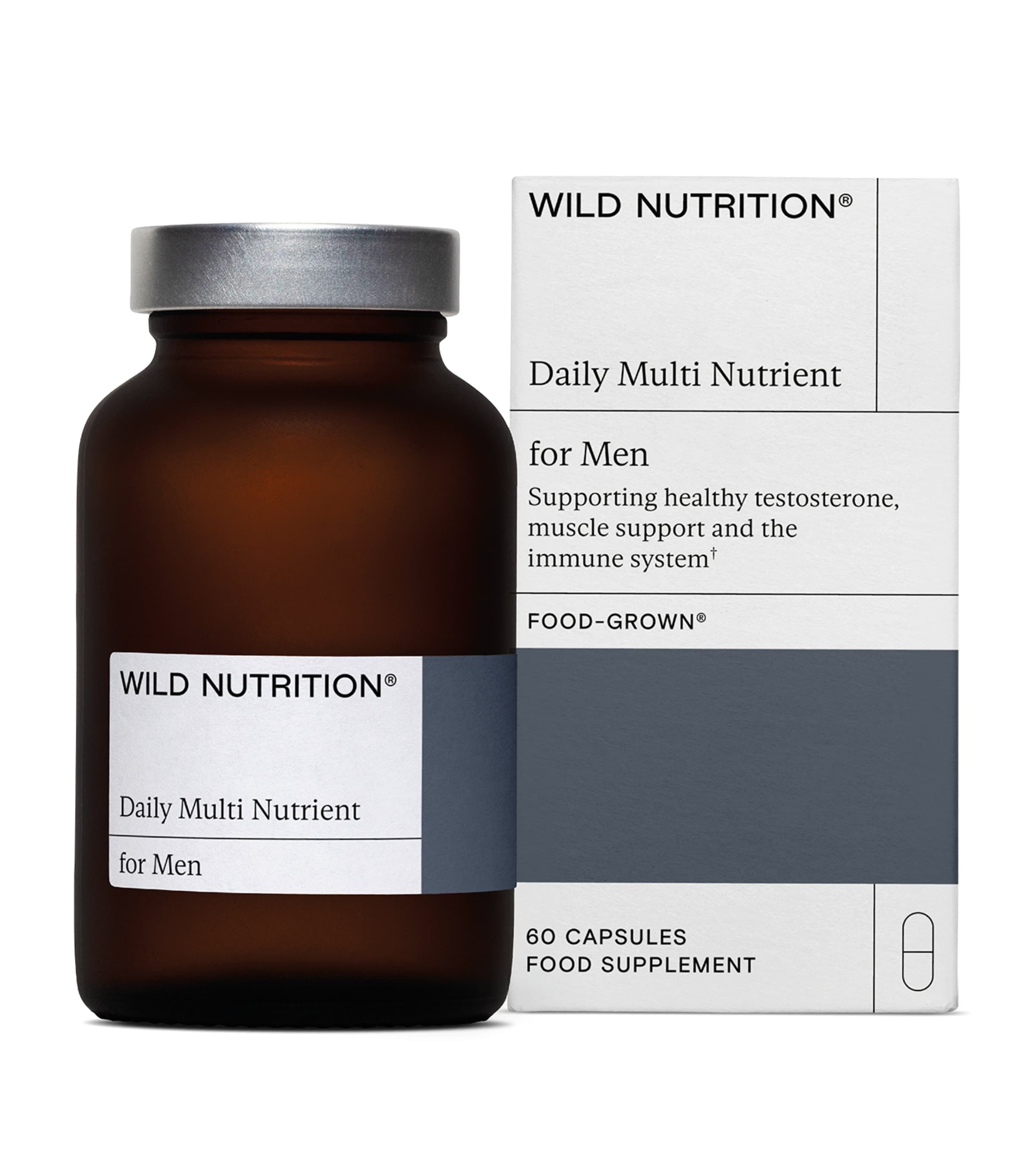 Wild Nutrition Food-grown® Daily Multi Nutrient For Men